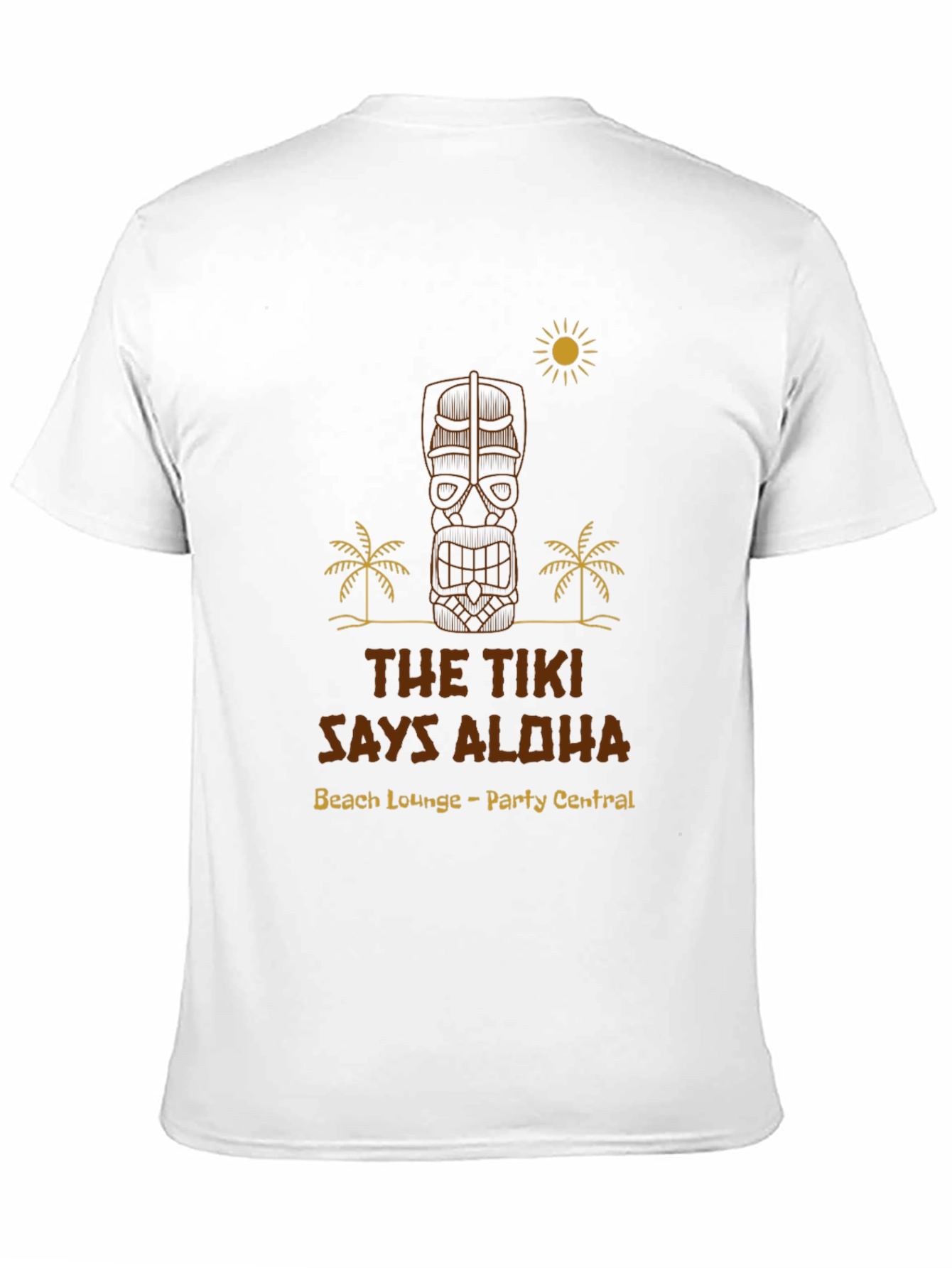 The Tiki Says Aloha Graphic T-Shirt
