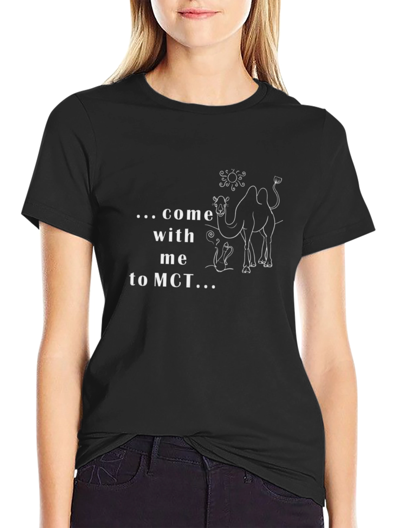 Come with me to MCT Black T-Shirt