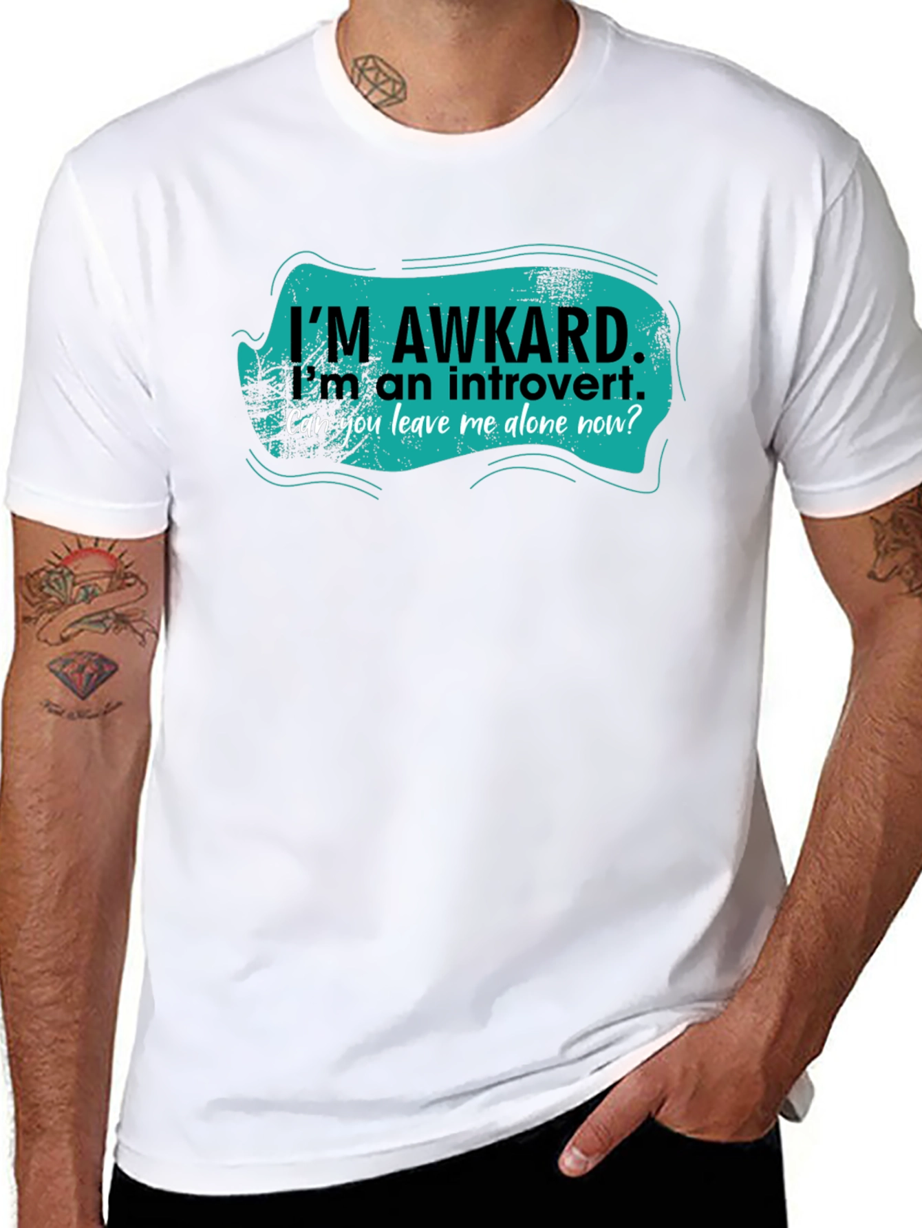 Awkward Introvert Graphic Tee