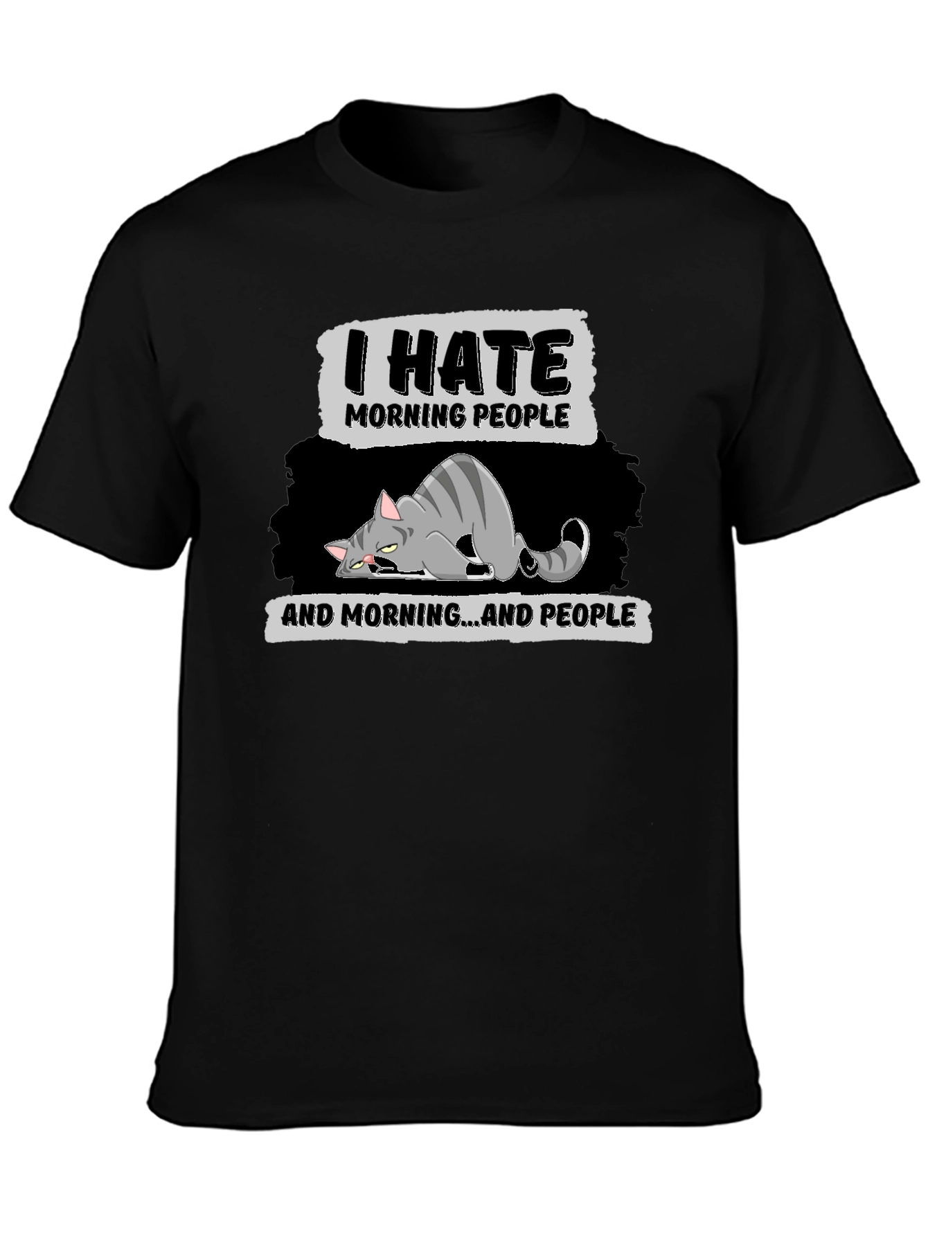 I Hate Morning People Graphic T-Shirt