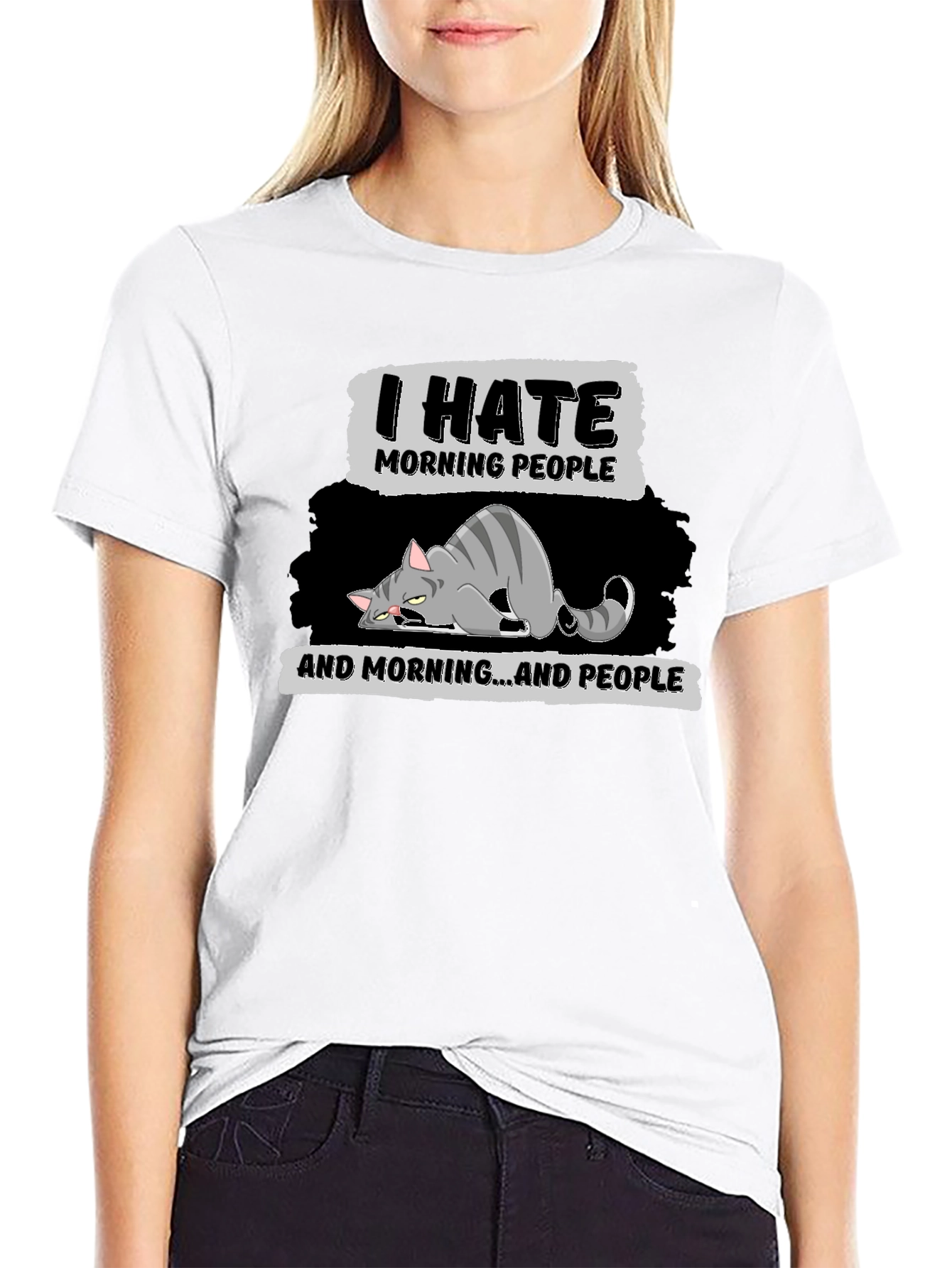 I Hate Morning People Graphic T-Shirt
