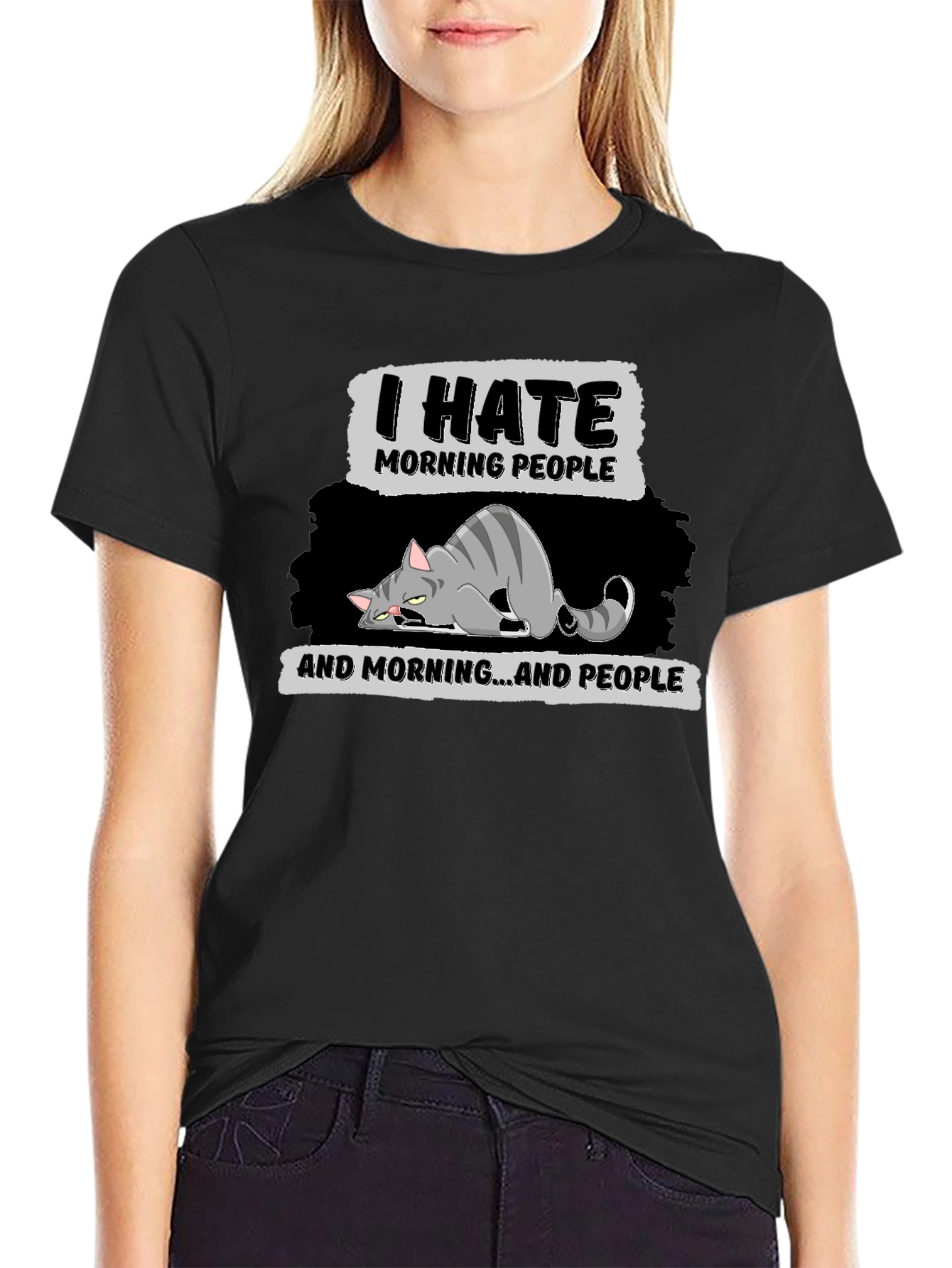 I Hate Morning People Graphic T-Shirt