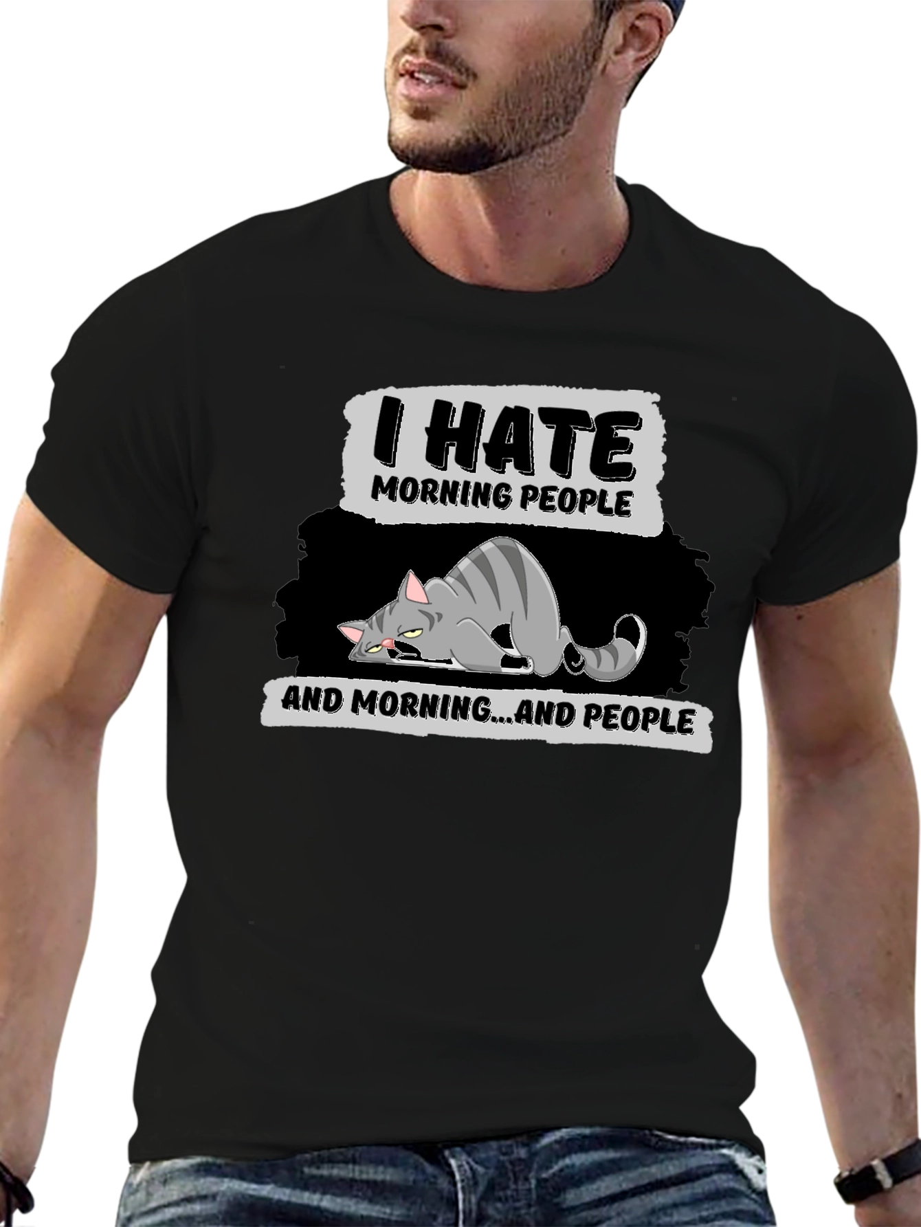 I Hate Morning People Graphic T-Shirt