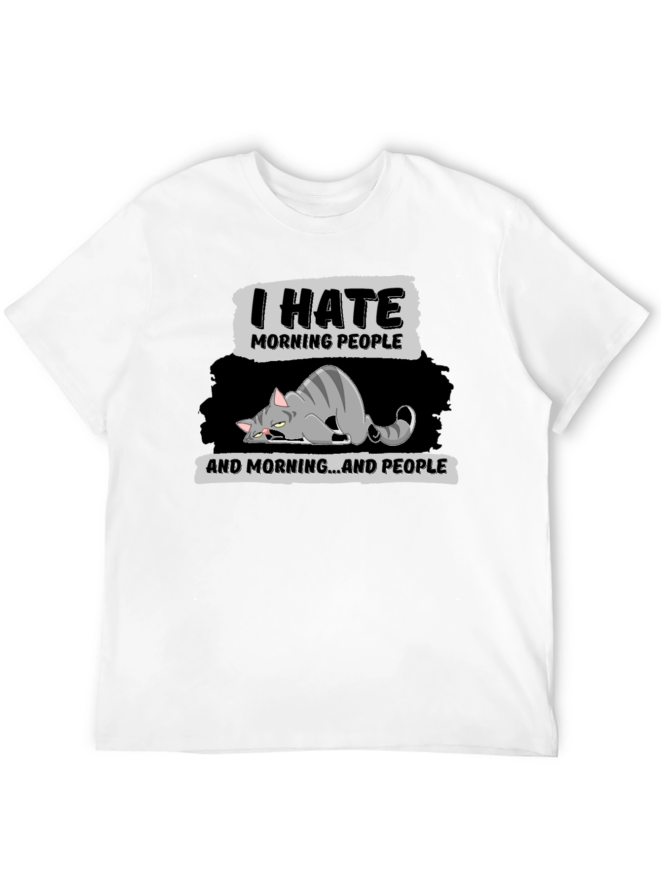 I Hate Morning People Graphic T-Shirt