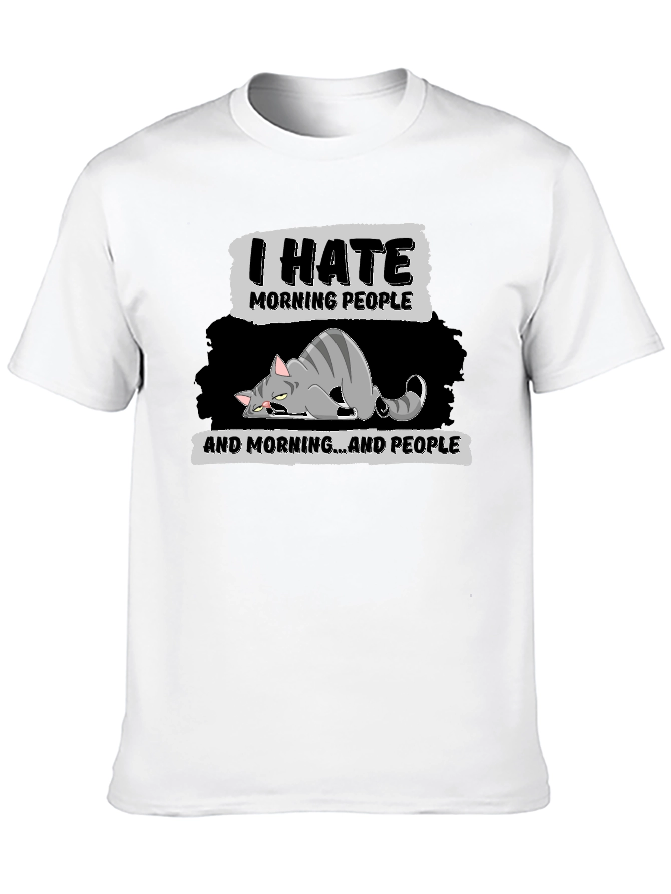 I Hate Morning People Graphic T-Shirt