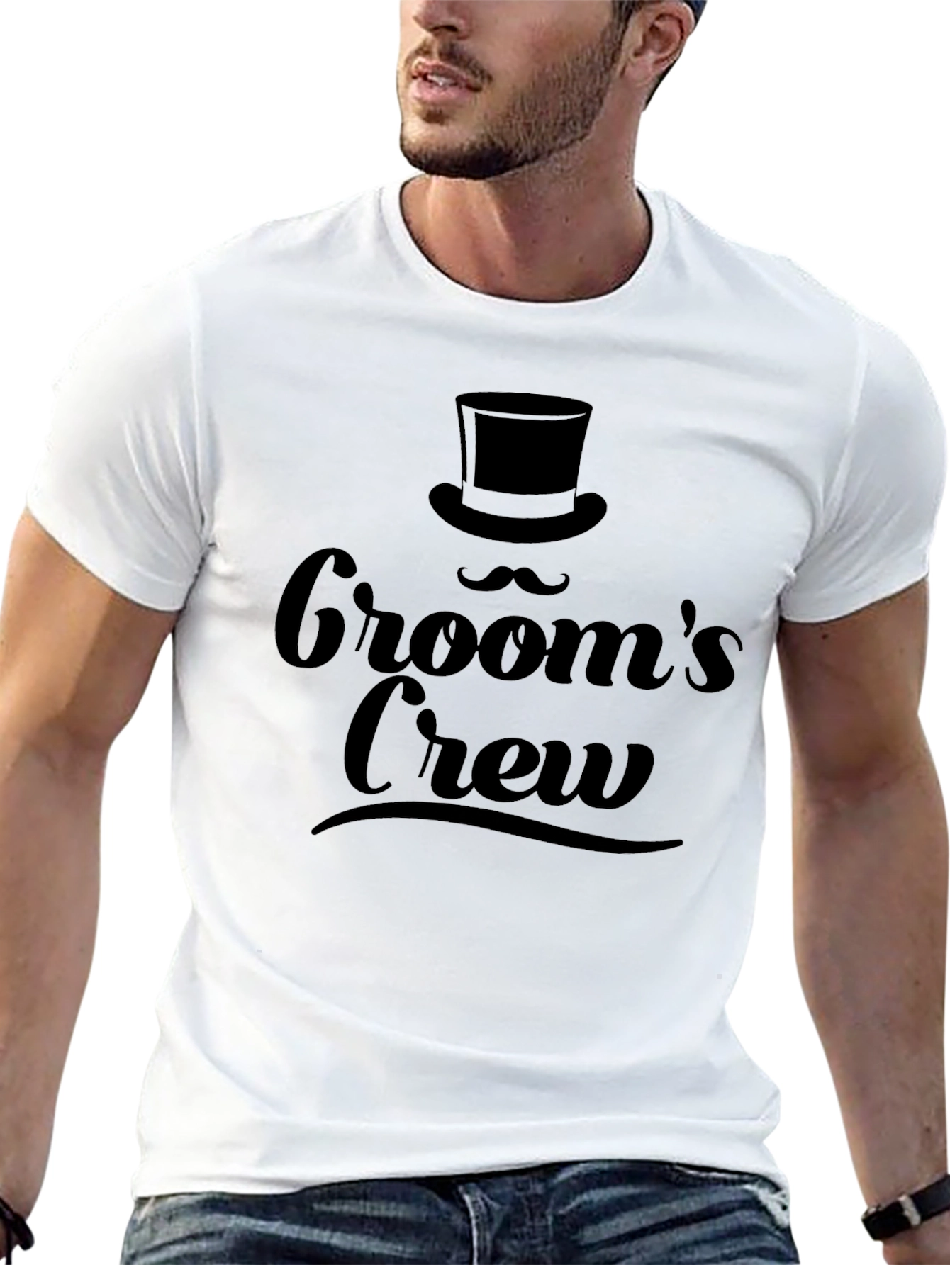 Grooms Crew T-Shirt - Wedding Party Apparel