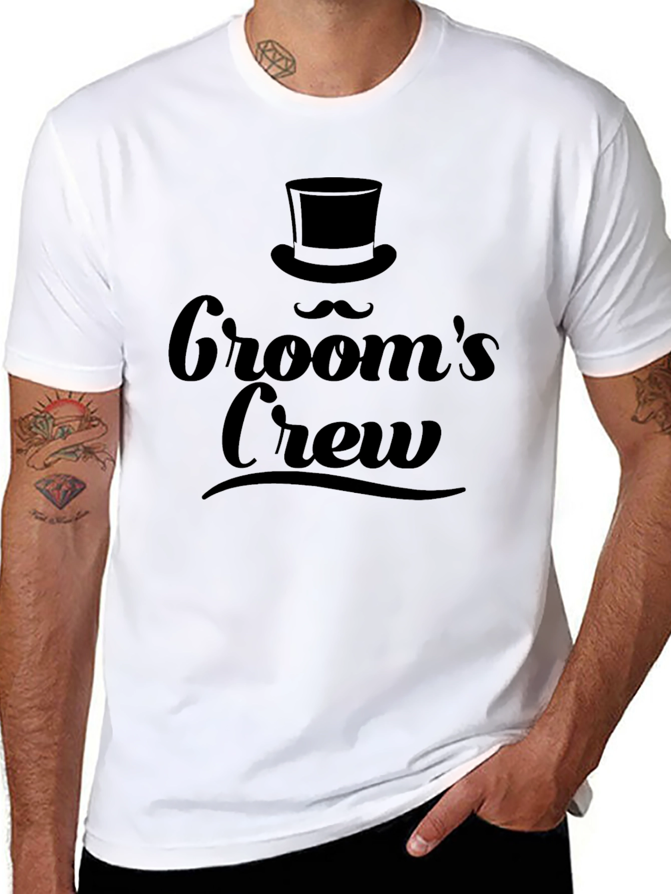 Grooms Crew T-Shirt - Wedding Party Apparel