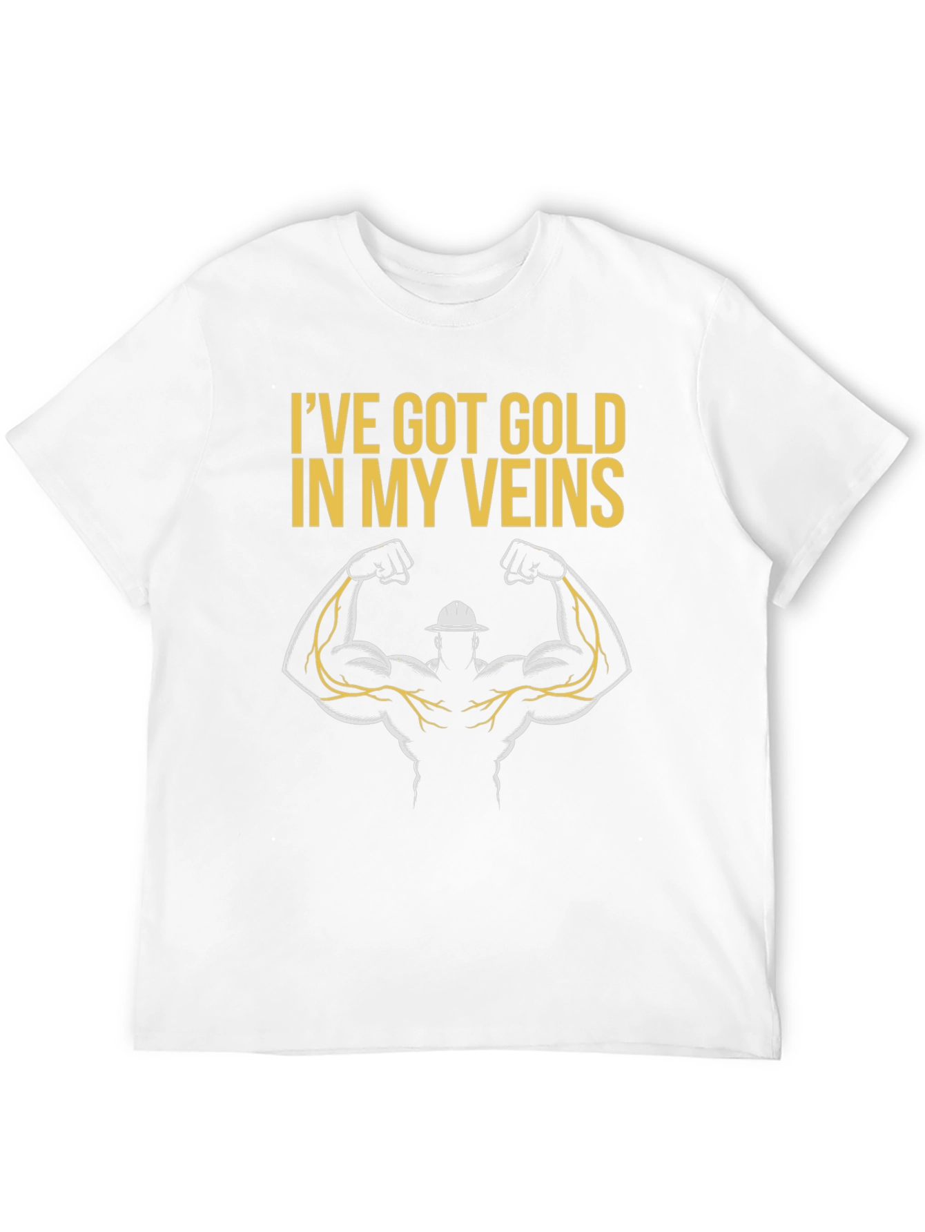 Gold Veins T-Shirt - Electrician Gift