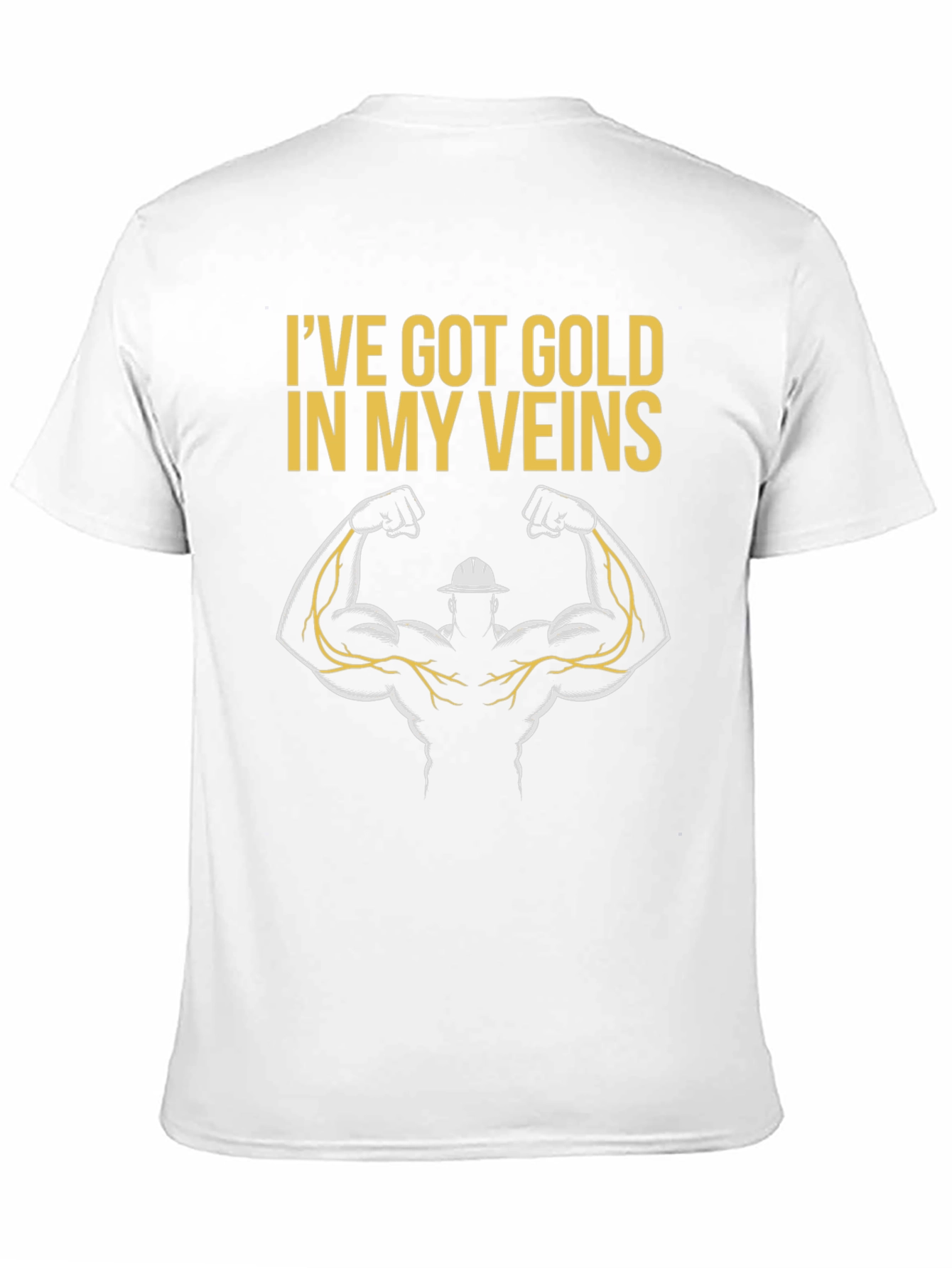 Gold Veins T-Shirt - Electrician Gift