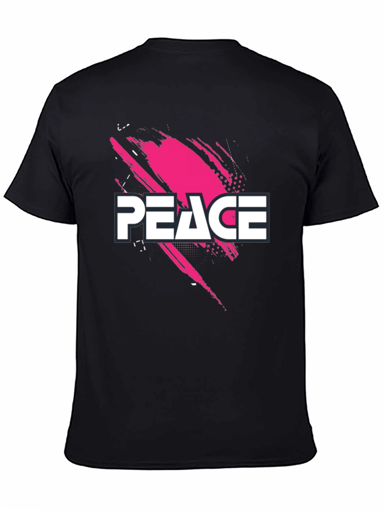 Peace Graphic Black T-Shirt