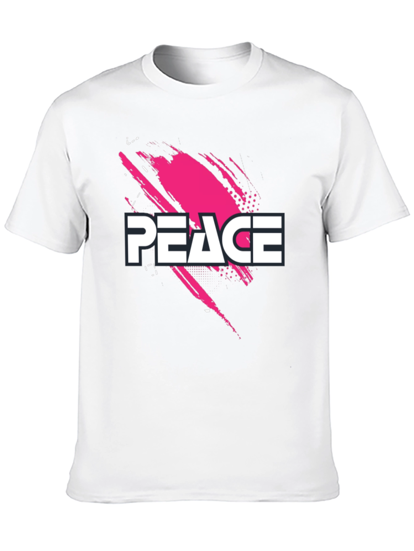 Peace Graphic Black T-Shirt