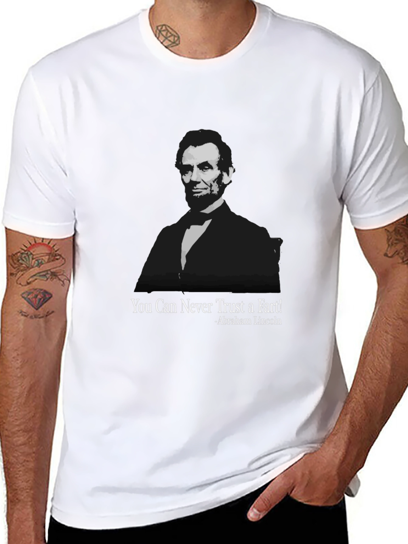 Abraham Lincoln Fart T-Shirt - Funny Quote Tee