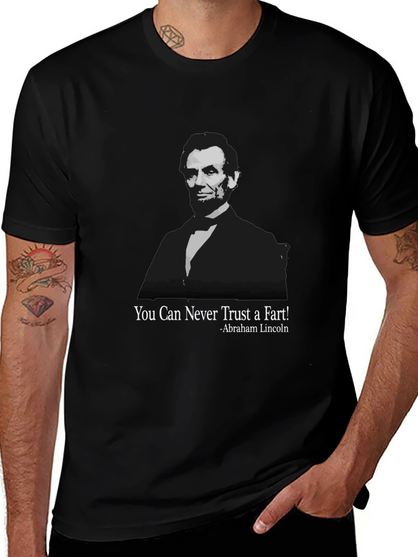 Abraham Lincoln Fart T-Shirt - Funny Quote Tee