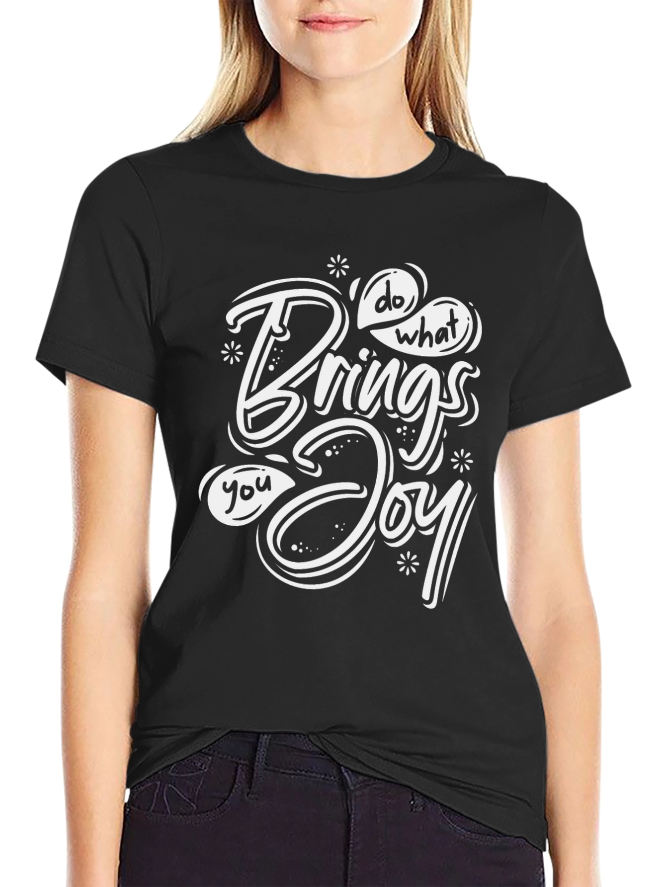Do What Brings You Joy Black T-Shirt
