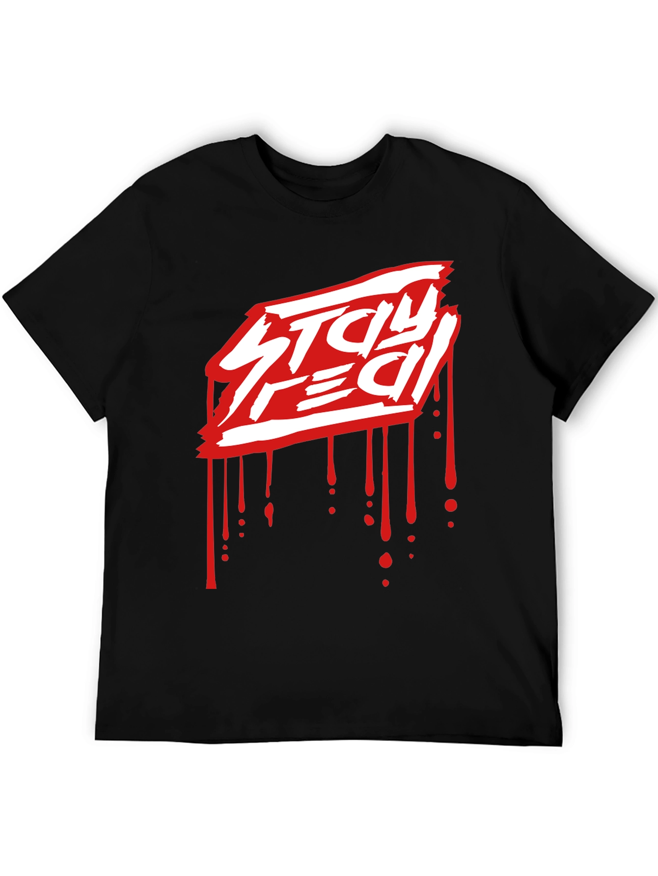 Stay Red Graphic Tee - Edgy Streetwear