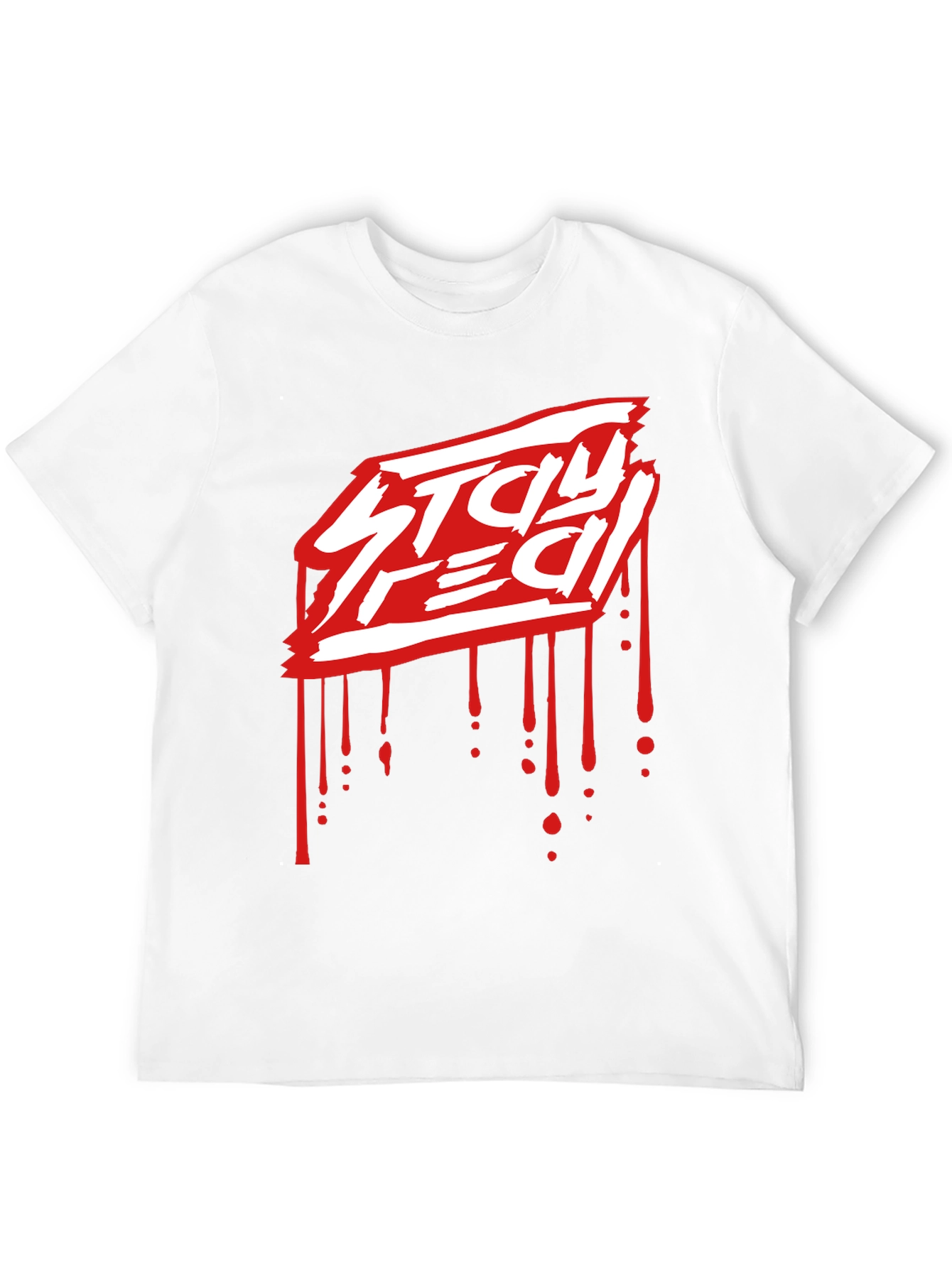 Stay Red Graphic Tee - Edgy Streetwear