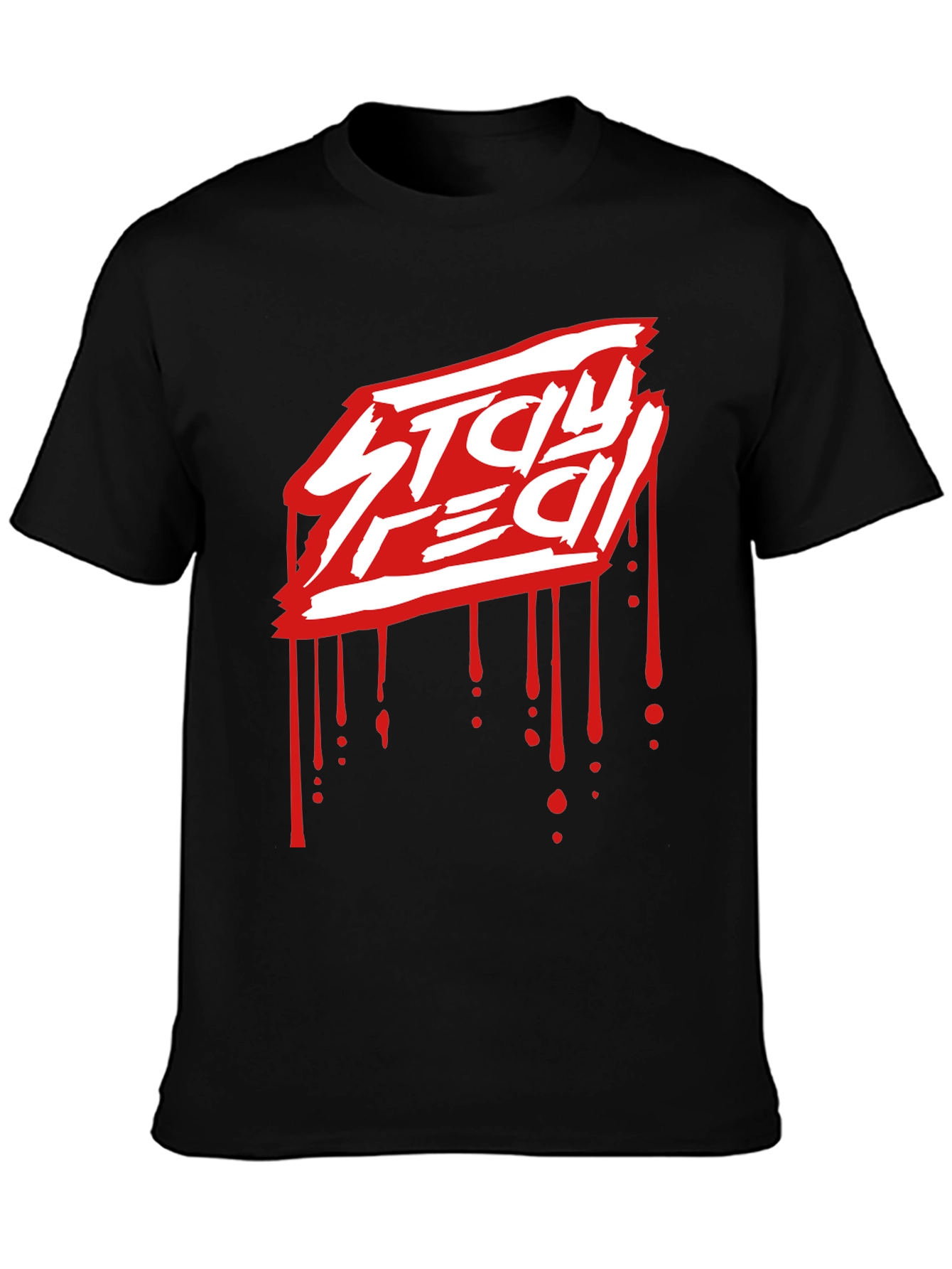 Stay Red Graphic Tee - Edgy Streetwear