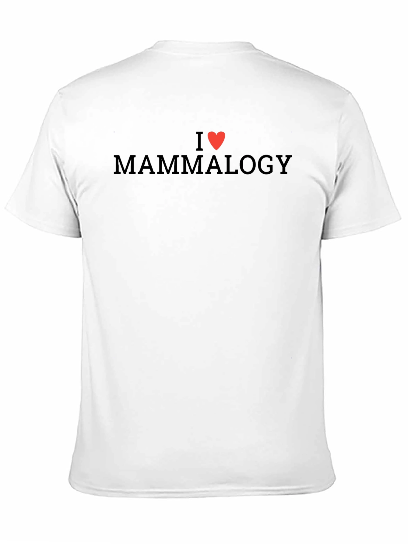 I Heart Mammalogy Black T-Shirt