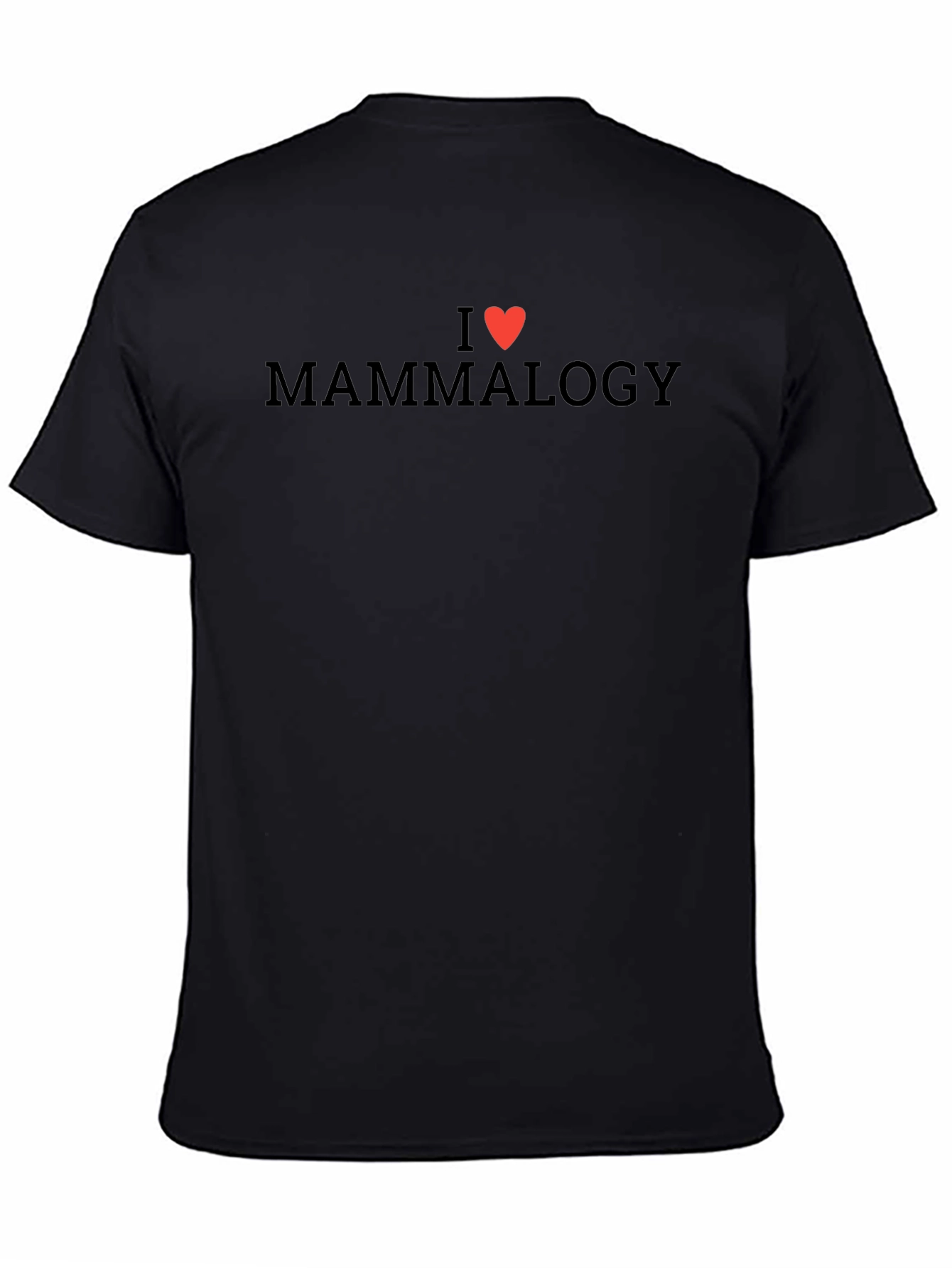 I Heart Mammalogy Black T-Shirt