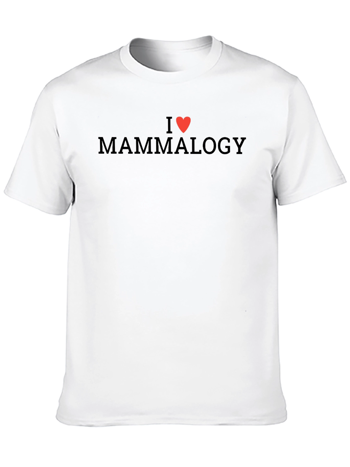 I Heart Mammalogy Black T-Shirt