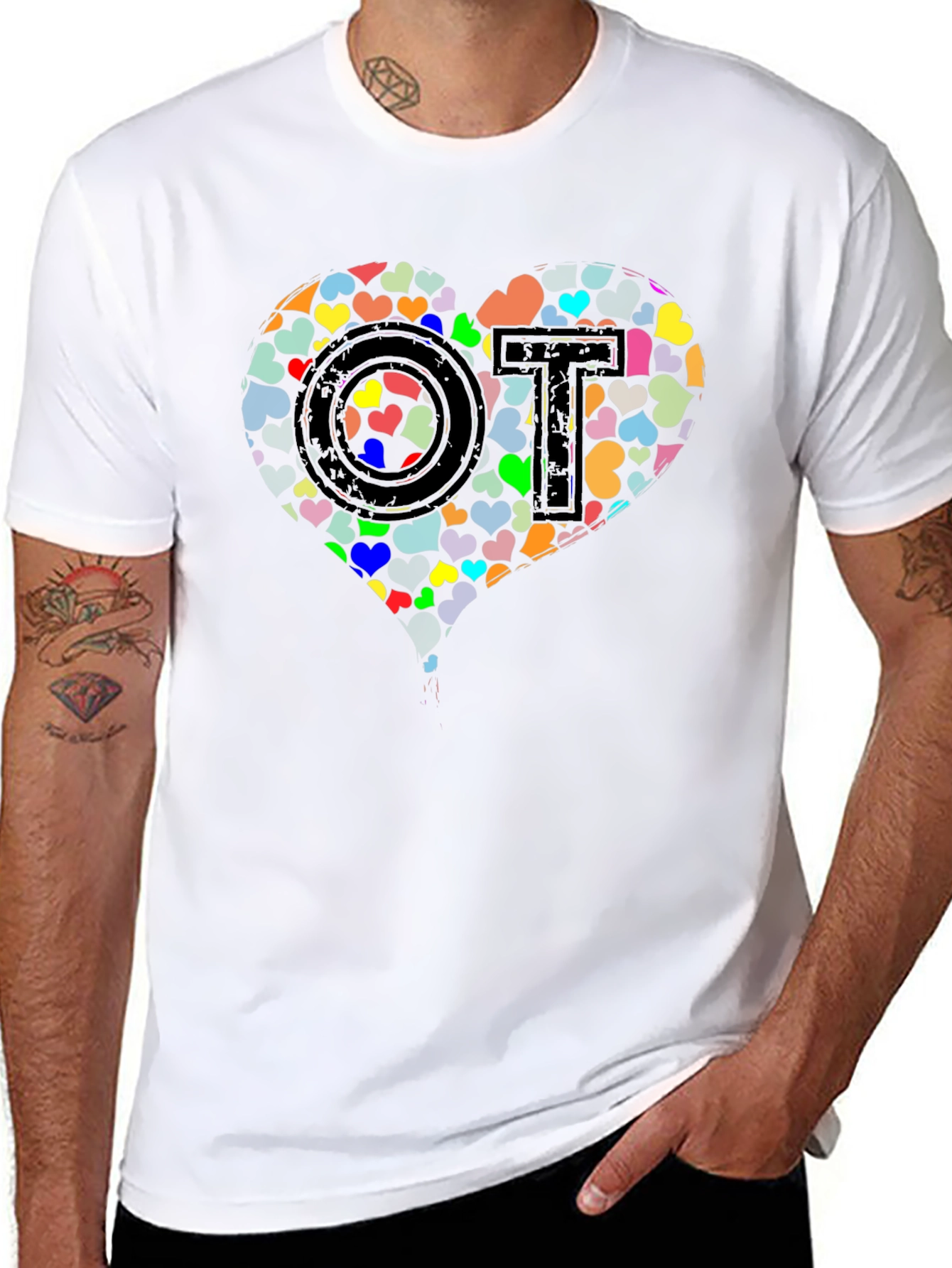 OT Heart T-Shirt - Occupational Therapy Tee