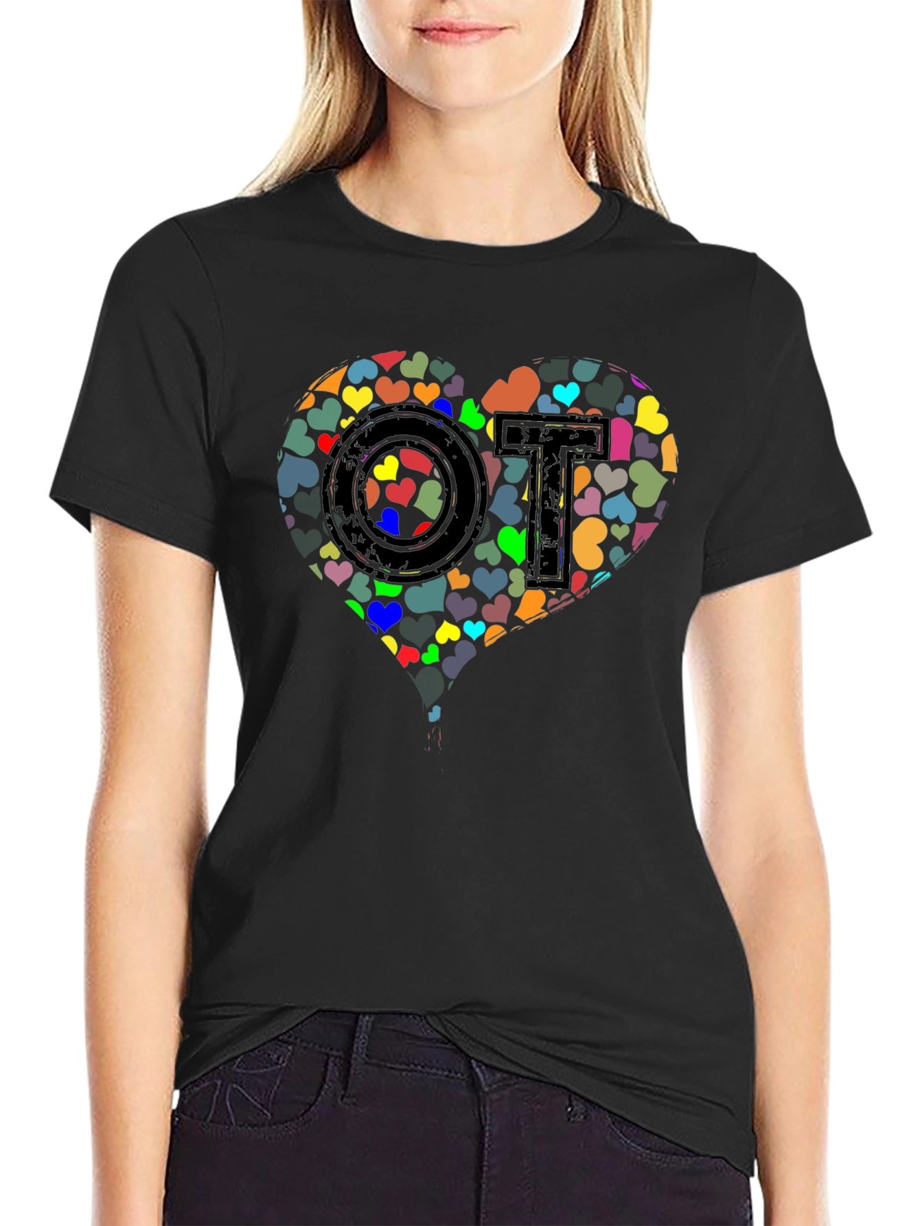 OT Heart T-Shirt - Occupational Therapy Tee
