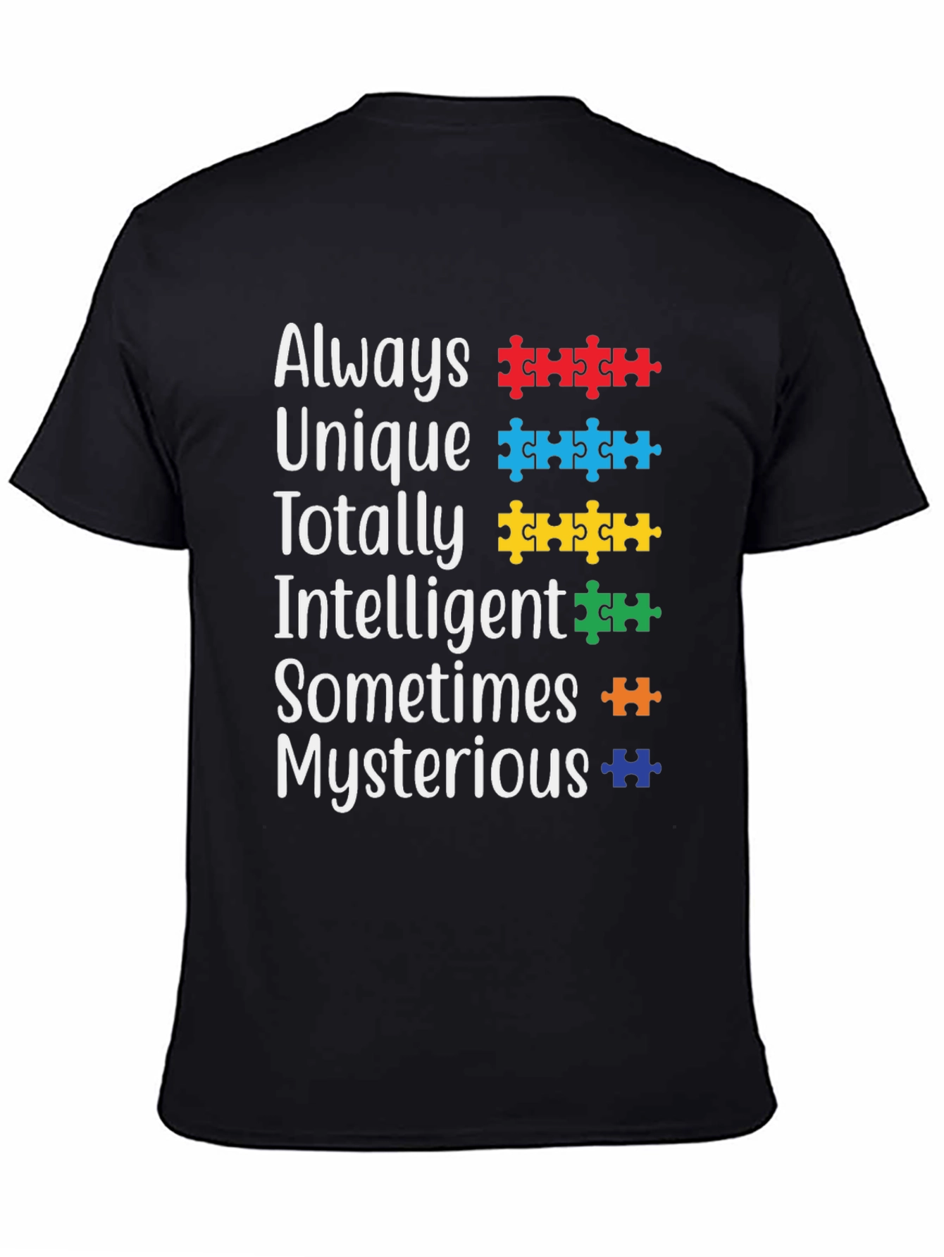 Autism Awareness T-Shirt Puzzle Piece Design