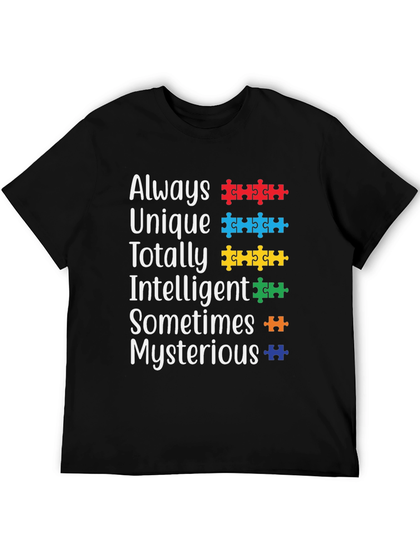 Autism Awareness T-Shirt Puzzle Piece Design