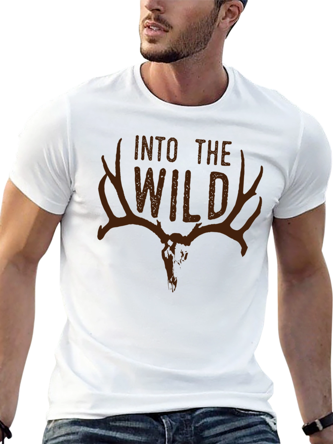 Into The Wild Graphic Tee - Black Unisex T-Shirt