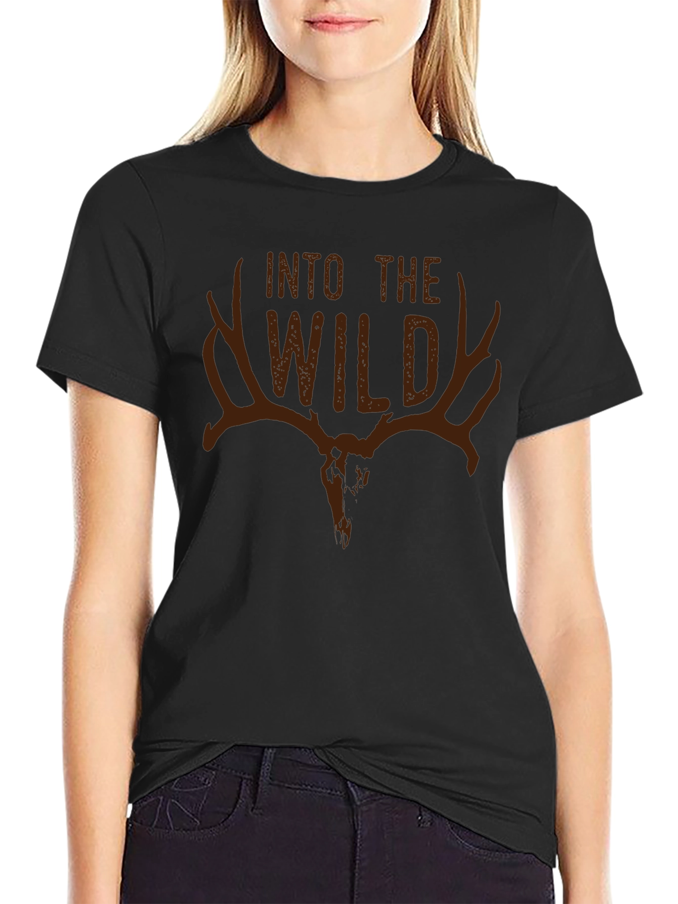 Into The Wild Graphic Tee - Black Unisex T-Shirt