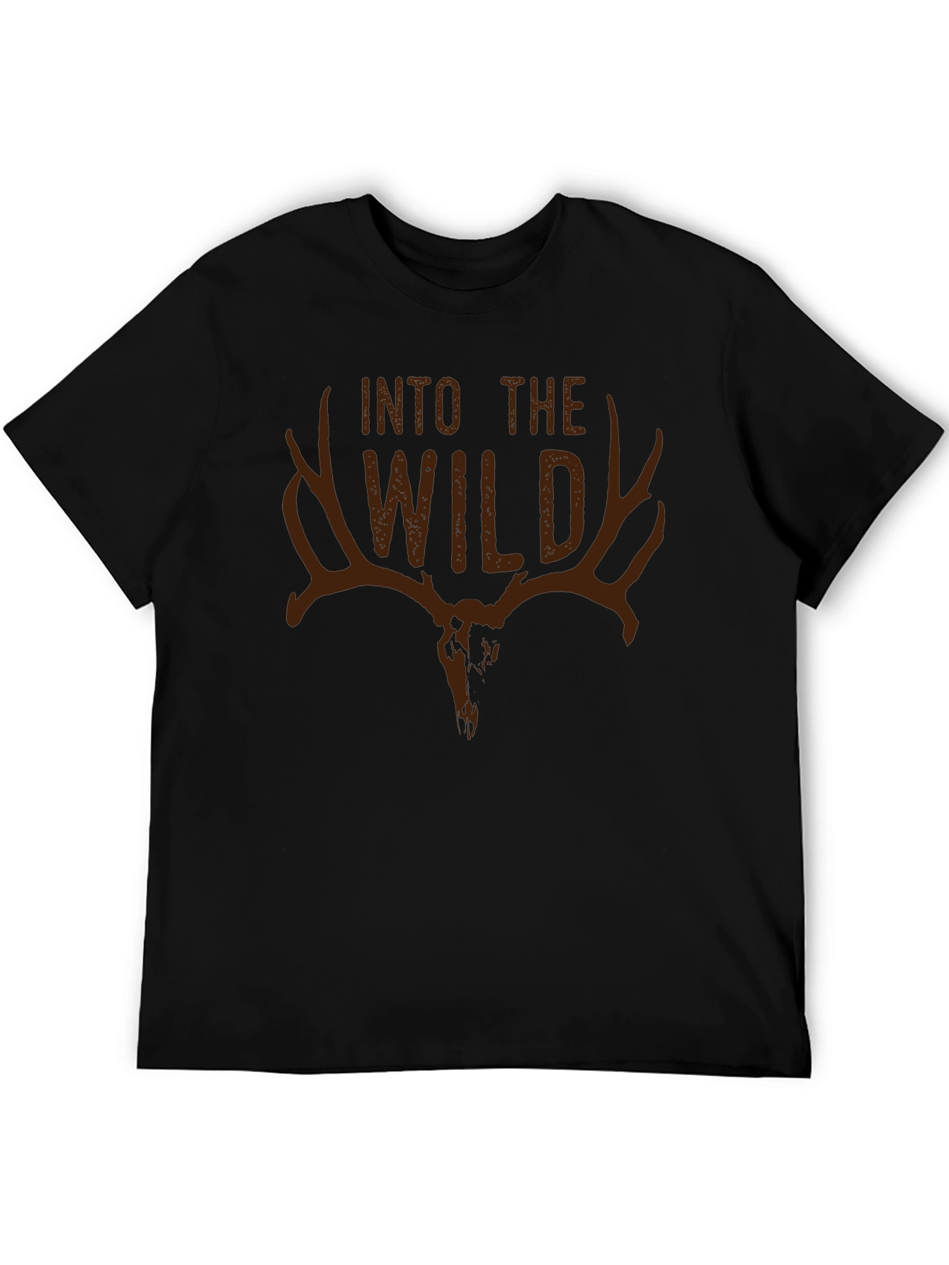 Into The Wild Graphic Tee - Black Unisex T-Shirt