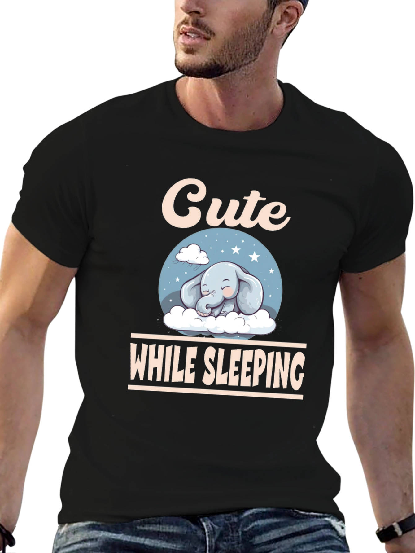Cute Sleeping Elephant T-Shirt