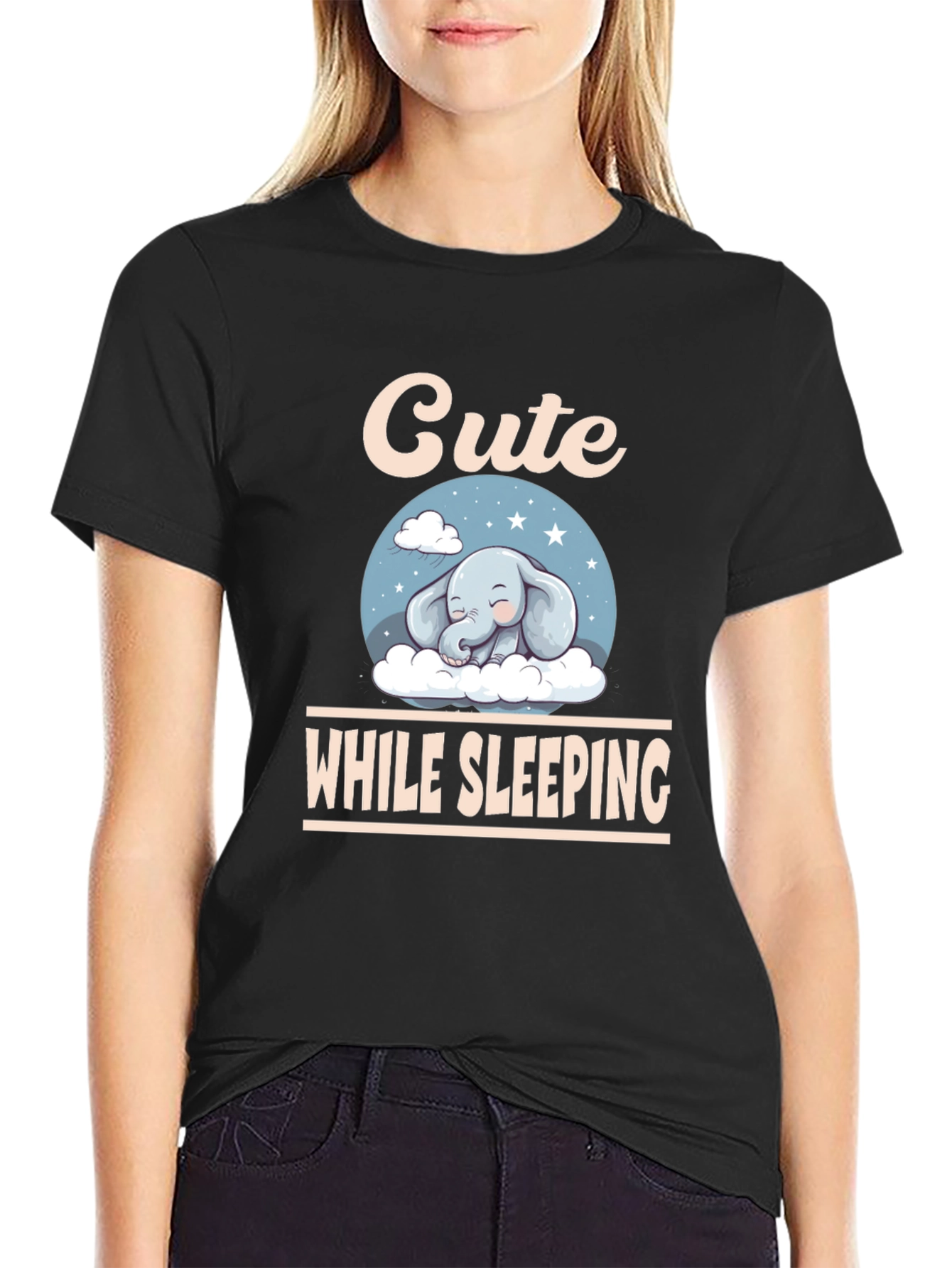 Cute Sleeping Elephant T-Shirt