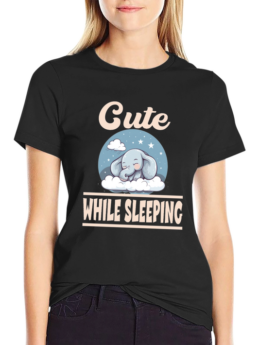 Cute Sleeping Elephant T-Shirt