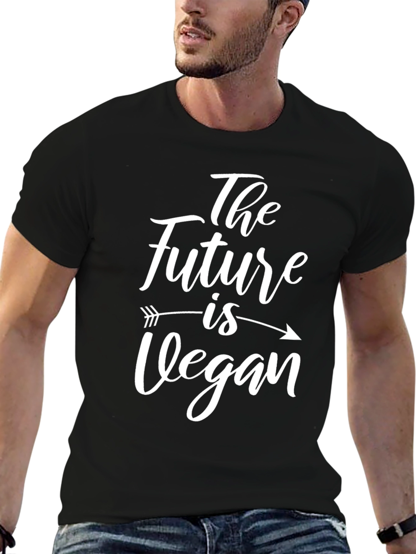 Vegan Future T-Shirt - Arrow Design