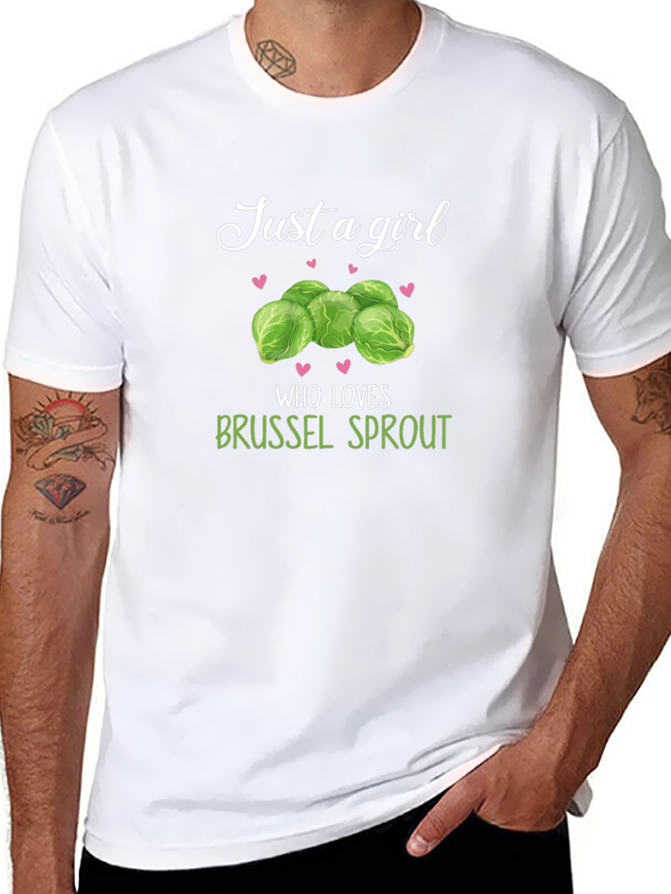 Just a Girl Who Loves Brussel Sprouts T-Shirt