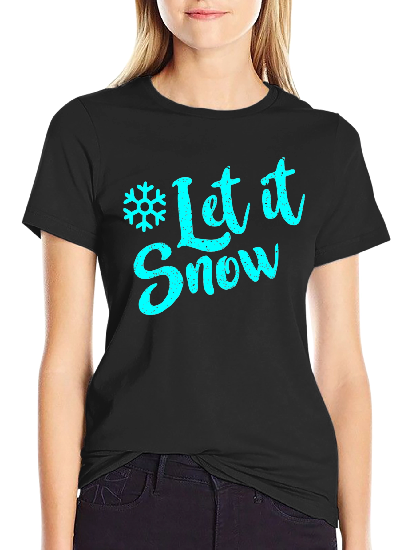 Let It Snow T-Shirt - Festive Holiday Tee