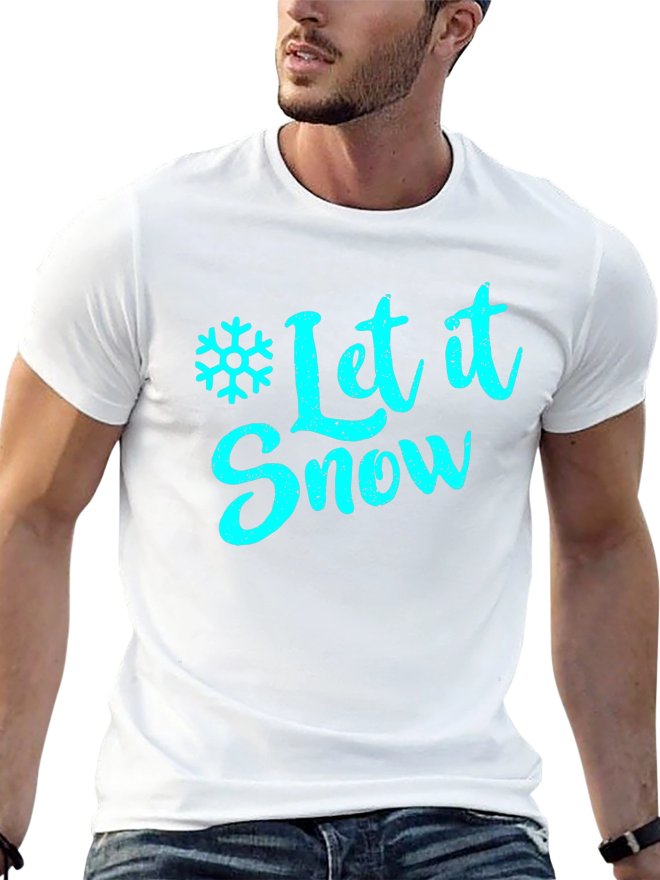 Let It Snow T-Shirt - Festive Holiday Tee