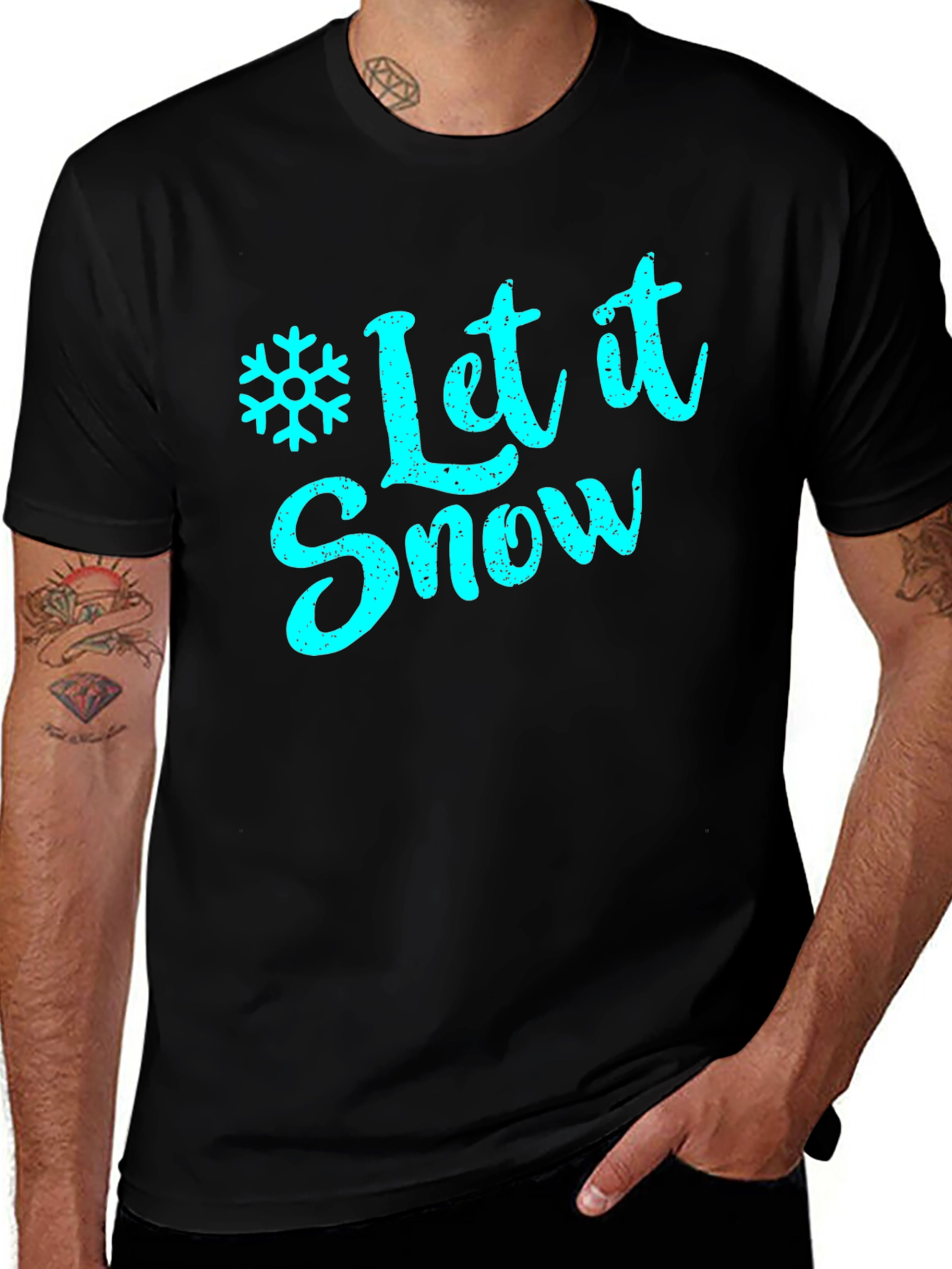 Let It Snow T-Shirt - Festive Holiday Tee
