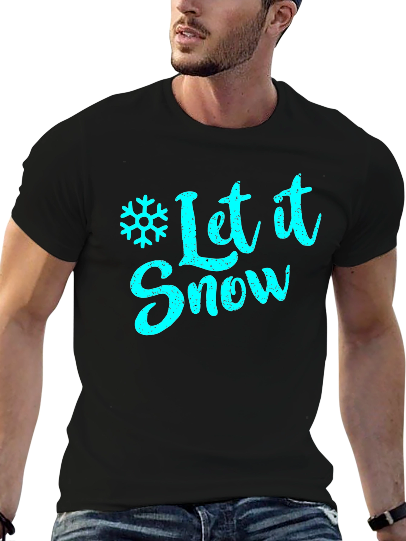 Let It Snow T-Shirt - Festive Holiday Tee