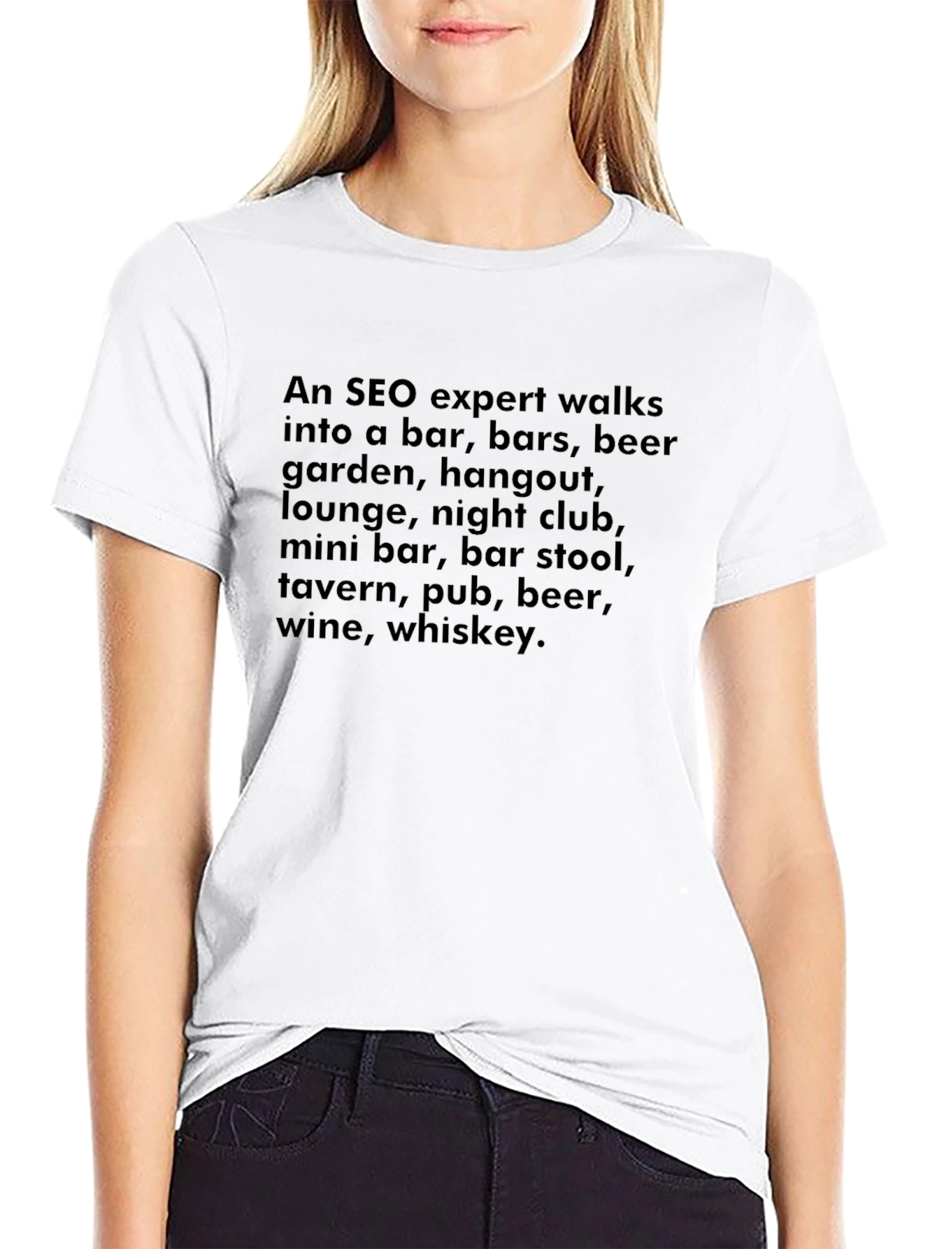 SEO Expert Bar Joke T-Shirt - Funny SEO Gift