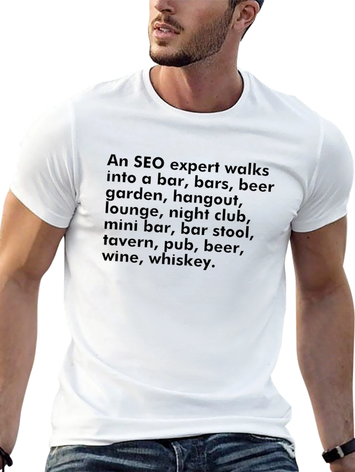 SEO Expert Bar Joke T-Shirt - Funny SEO Gift