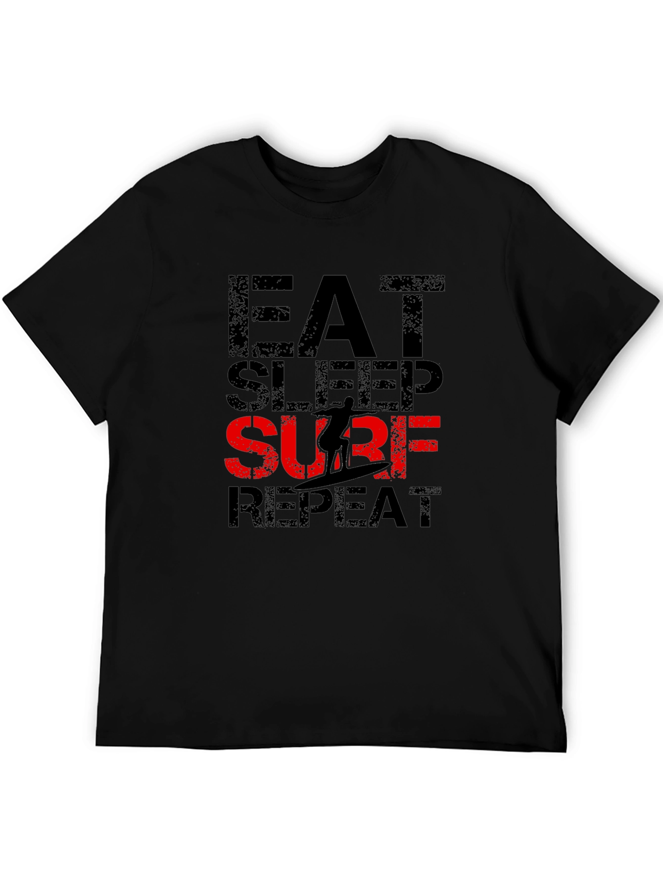 Eat Sleep Surf Repeat Graphic T-Shirt