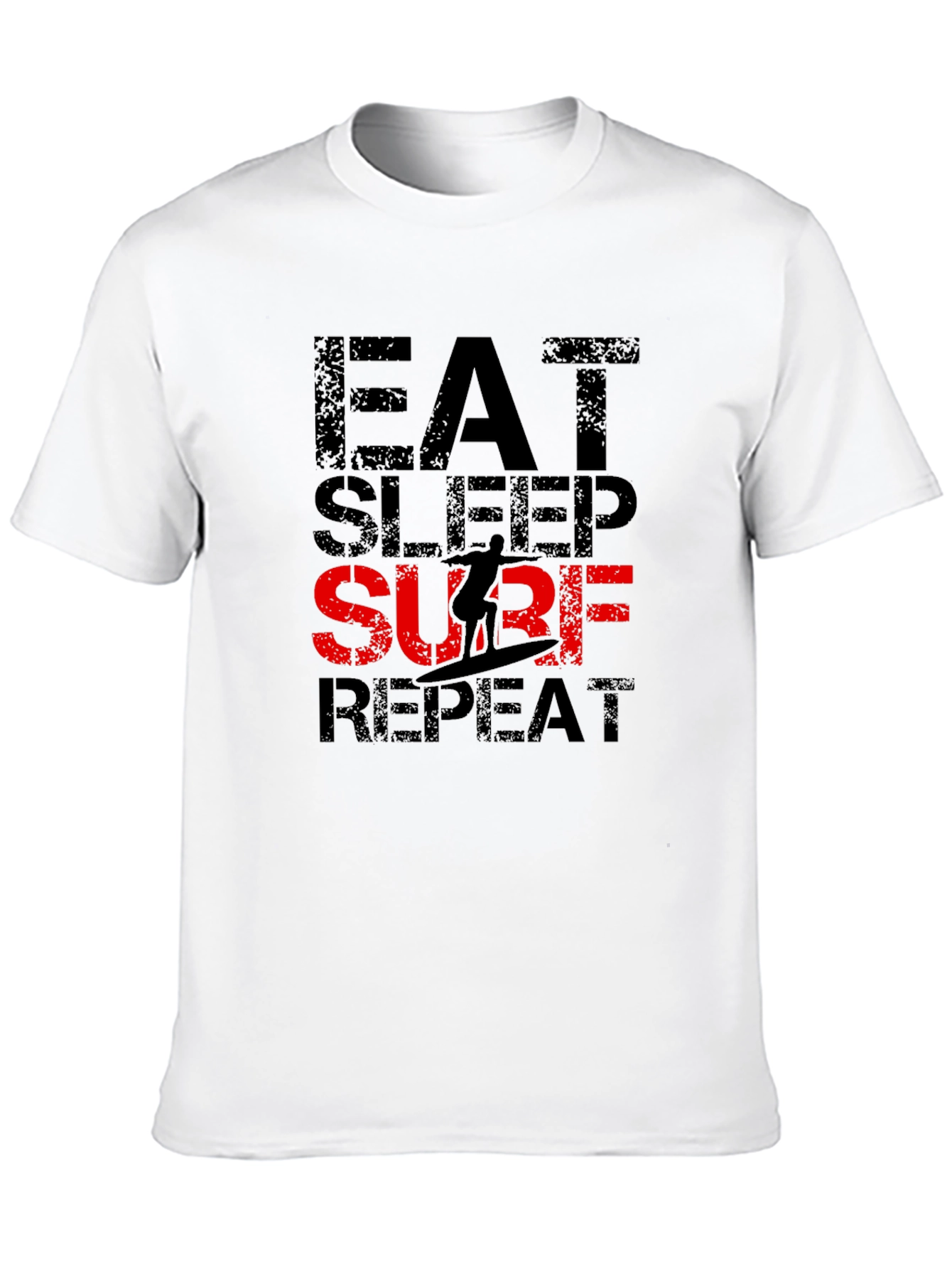 Eat Sleep Surf Repeat Graphic T-Shirt