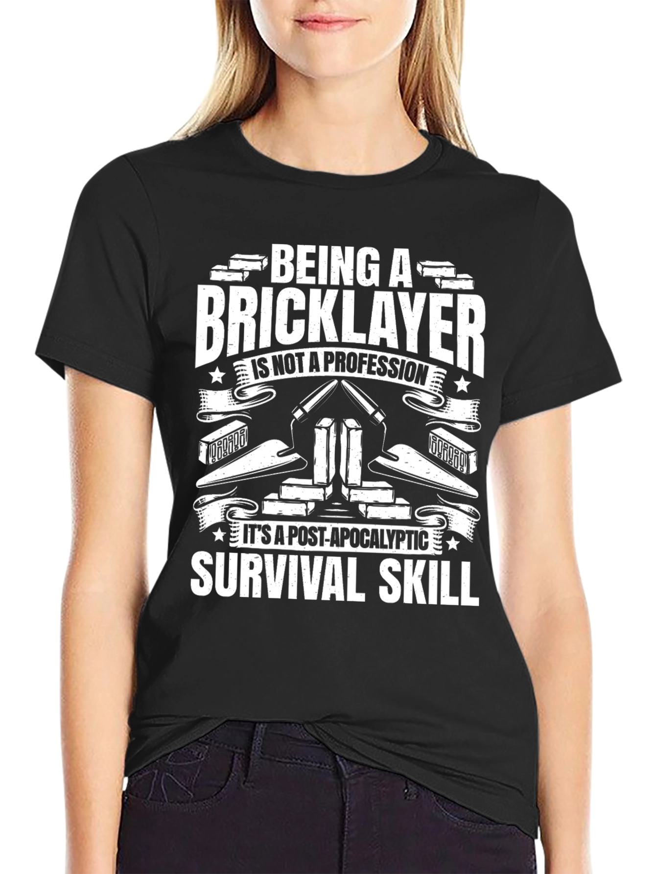 Bricklayer Survival Skill Graphic Tee