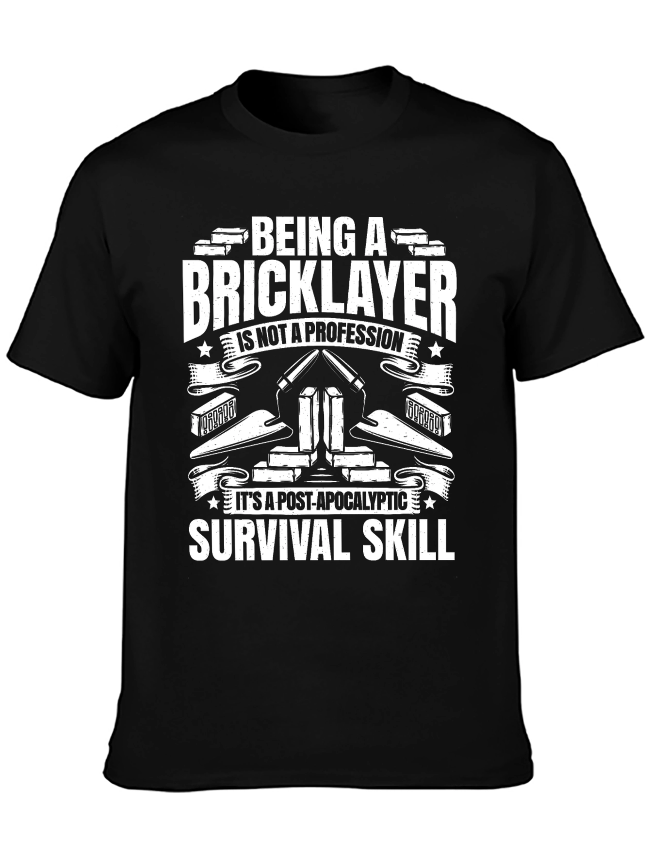 Bricklayer Survival Skill Graphic Tee