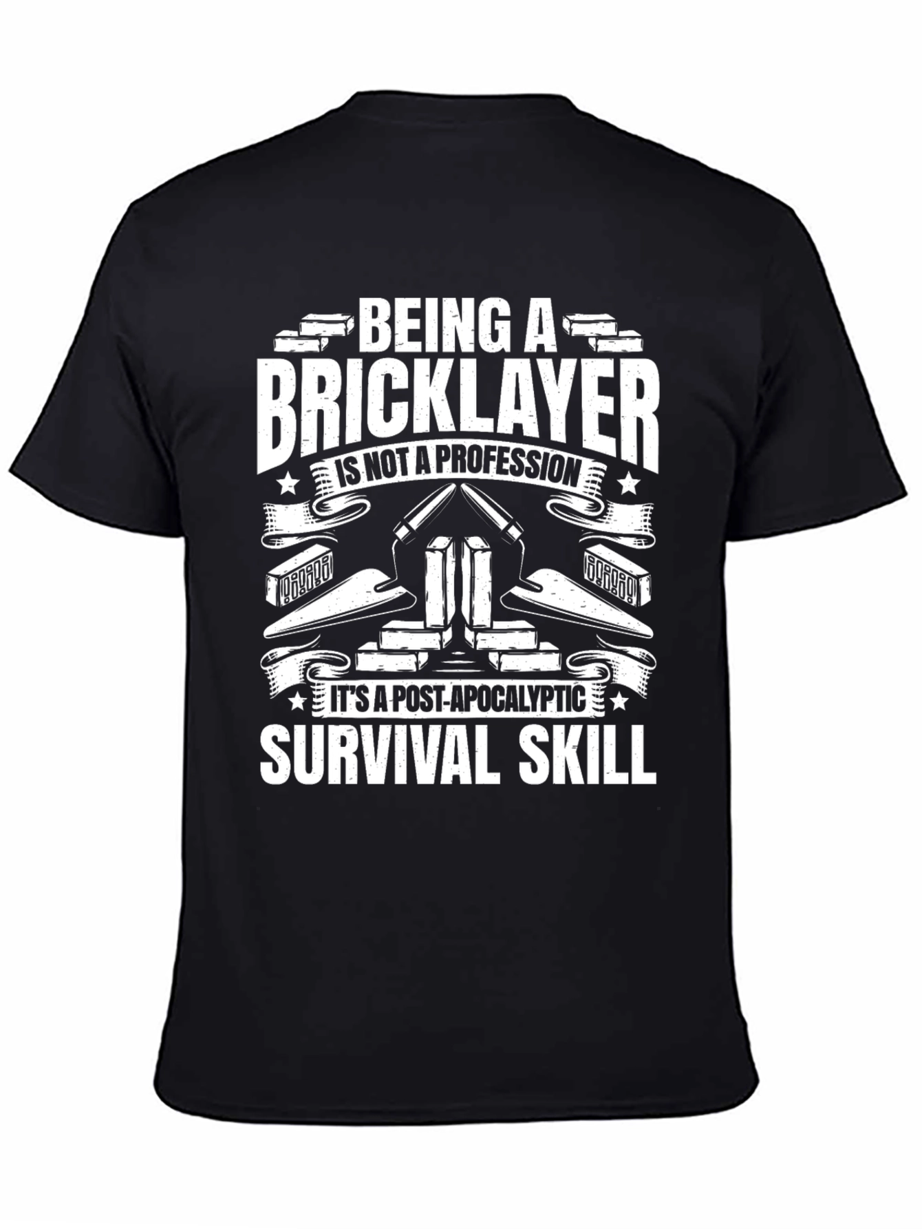 Bricklayer Survival Skill Graphic Tee