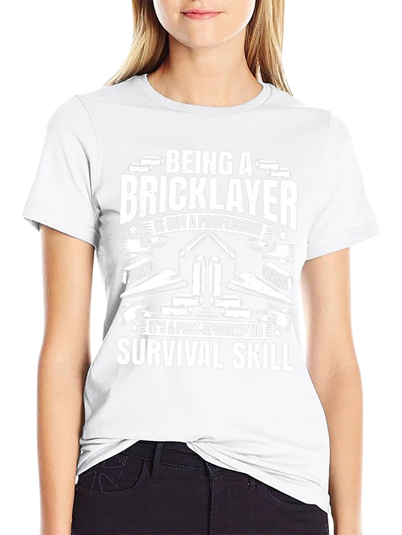 Bricklayer Survival Skill Graphic Tee
