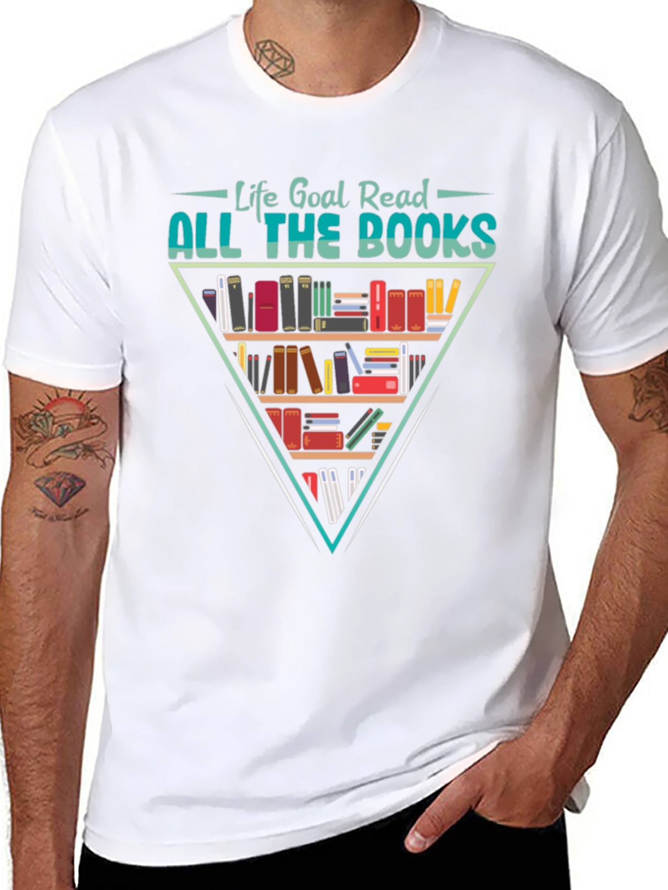 Life Goal Read All The Books T-Shirt