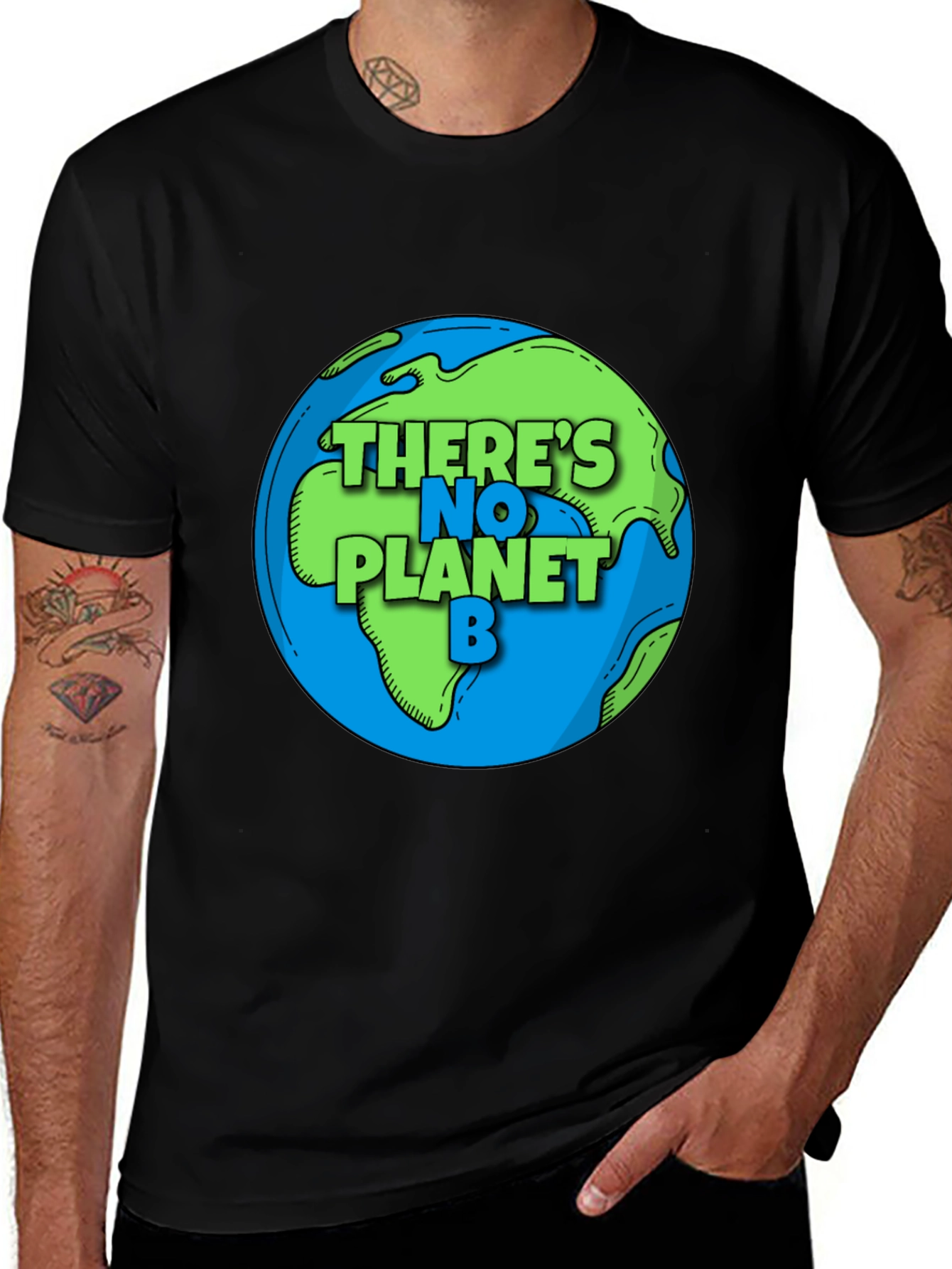 Theres No Planet B Earth Graphic Tee